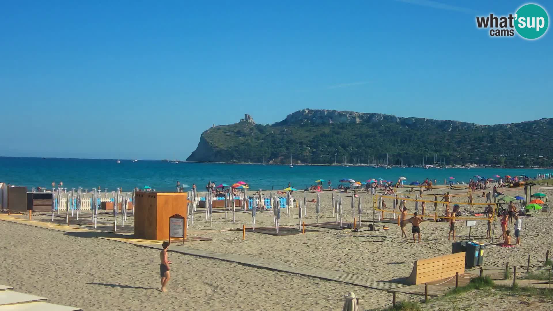 Poetto beach webcam | Cagliari | Sardinia