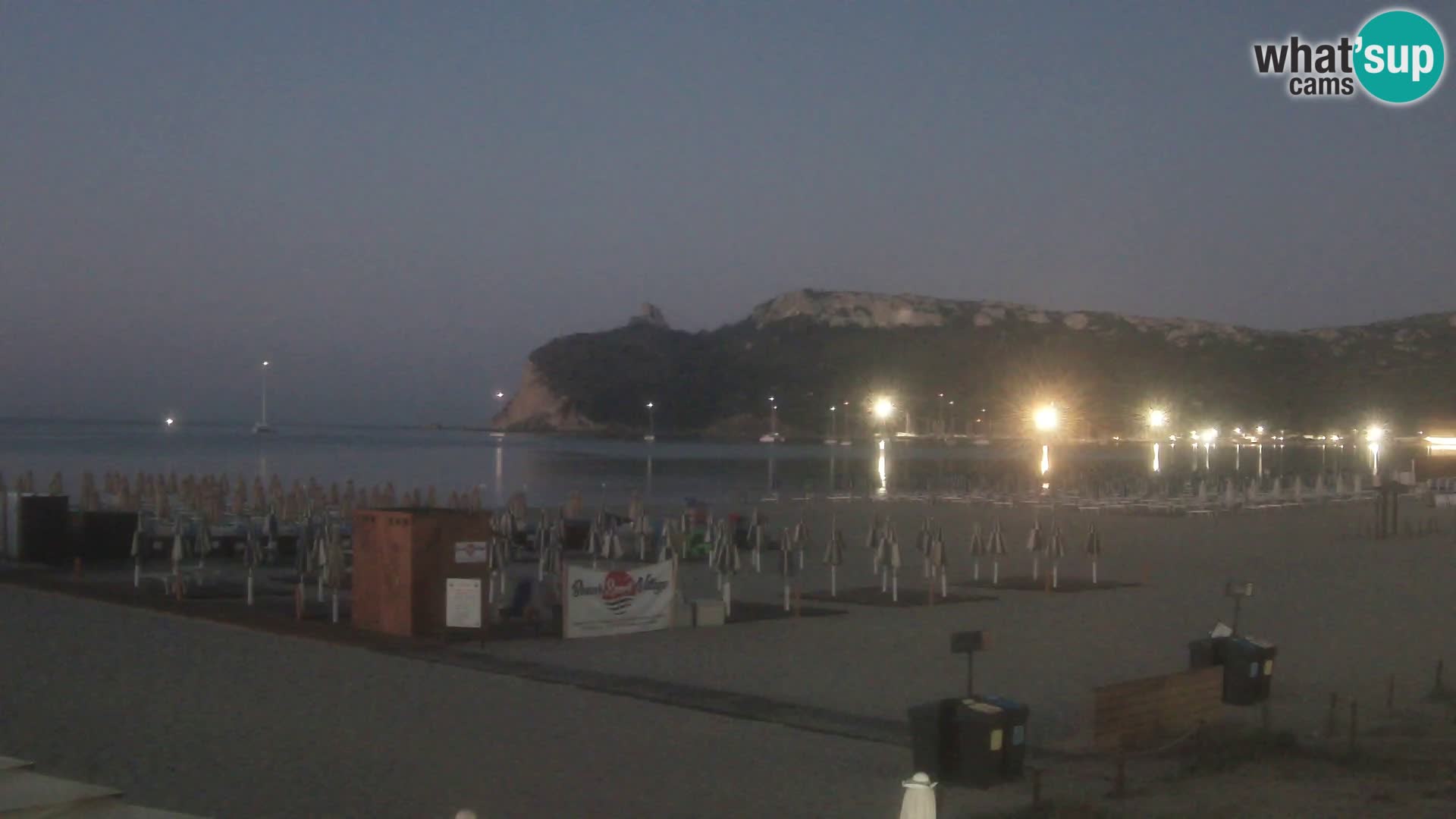 Poetto beach webcam | Cagliari | Sardinija