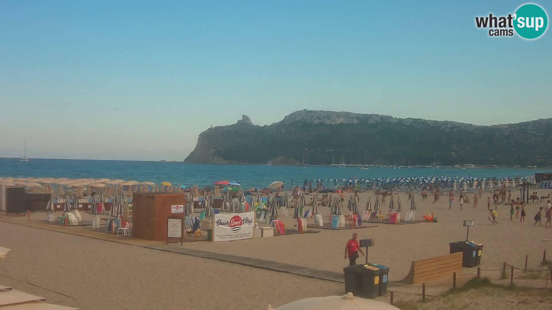Poetto beach webcam | Cagliari | Sardinia