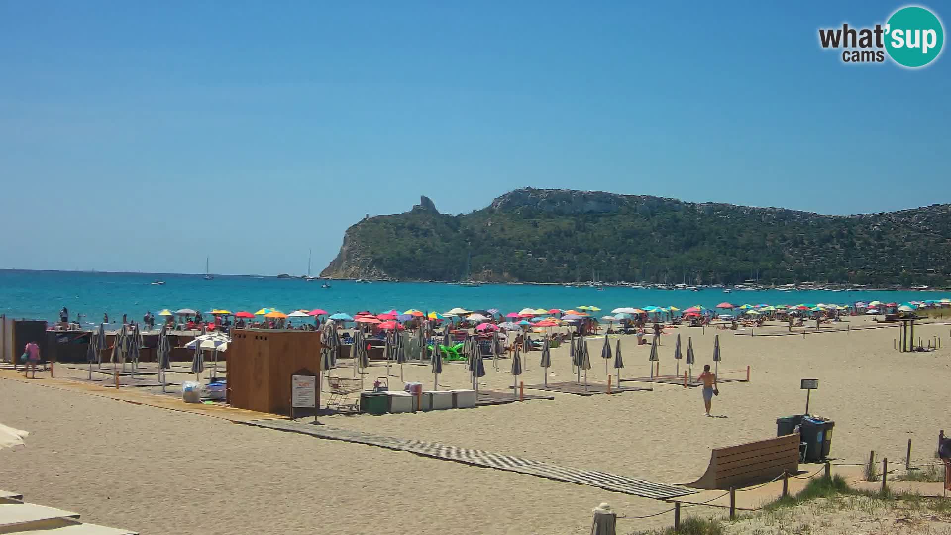 Poetto beach webcam | Cagliari | Sardinija