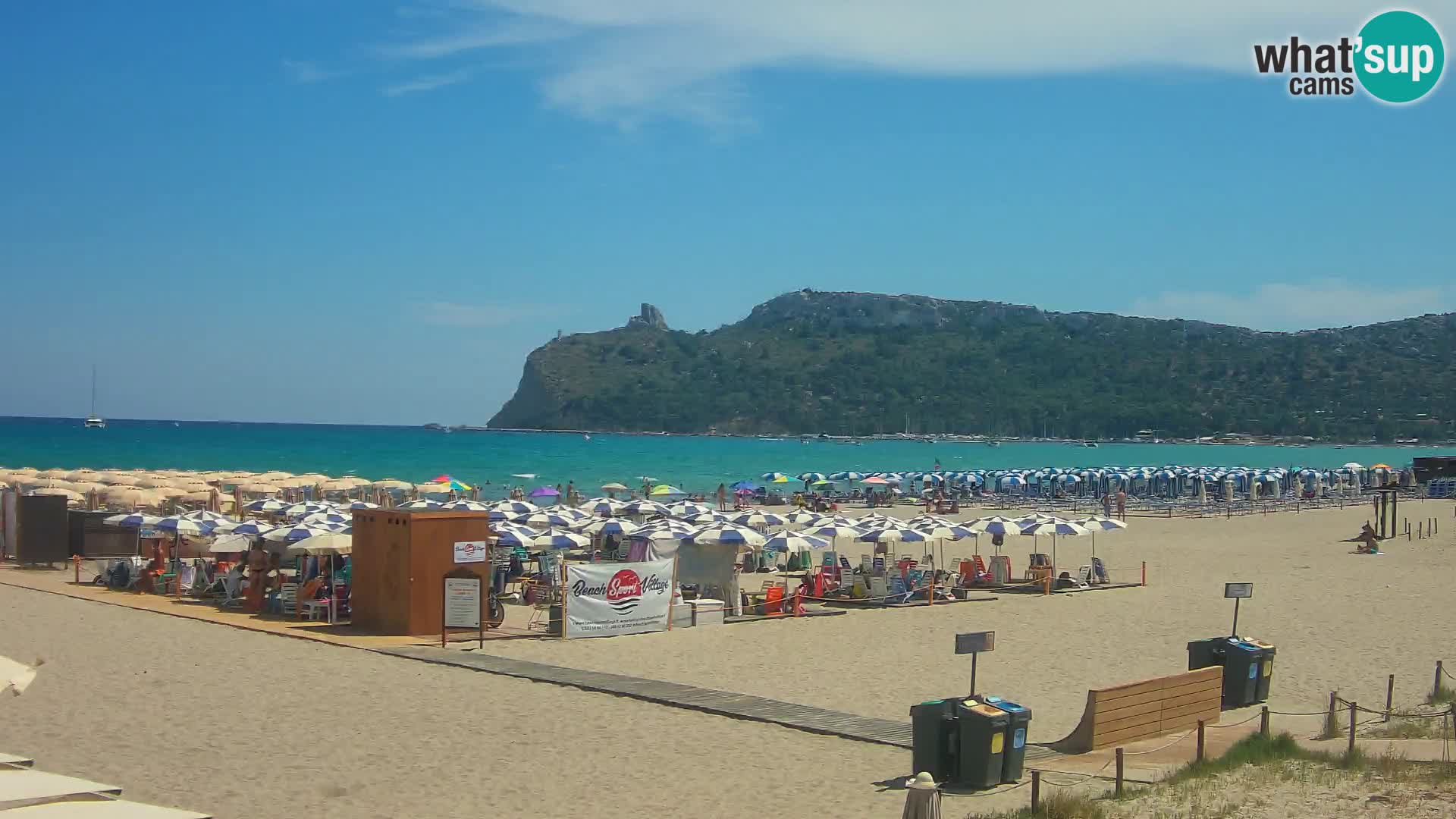 Poetto Strand Webcam | Cagliari | Sardinien