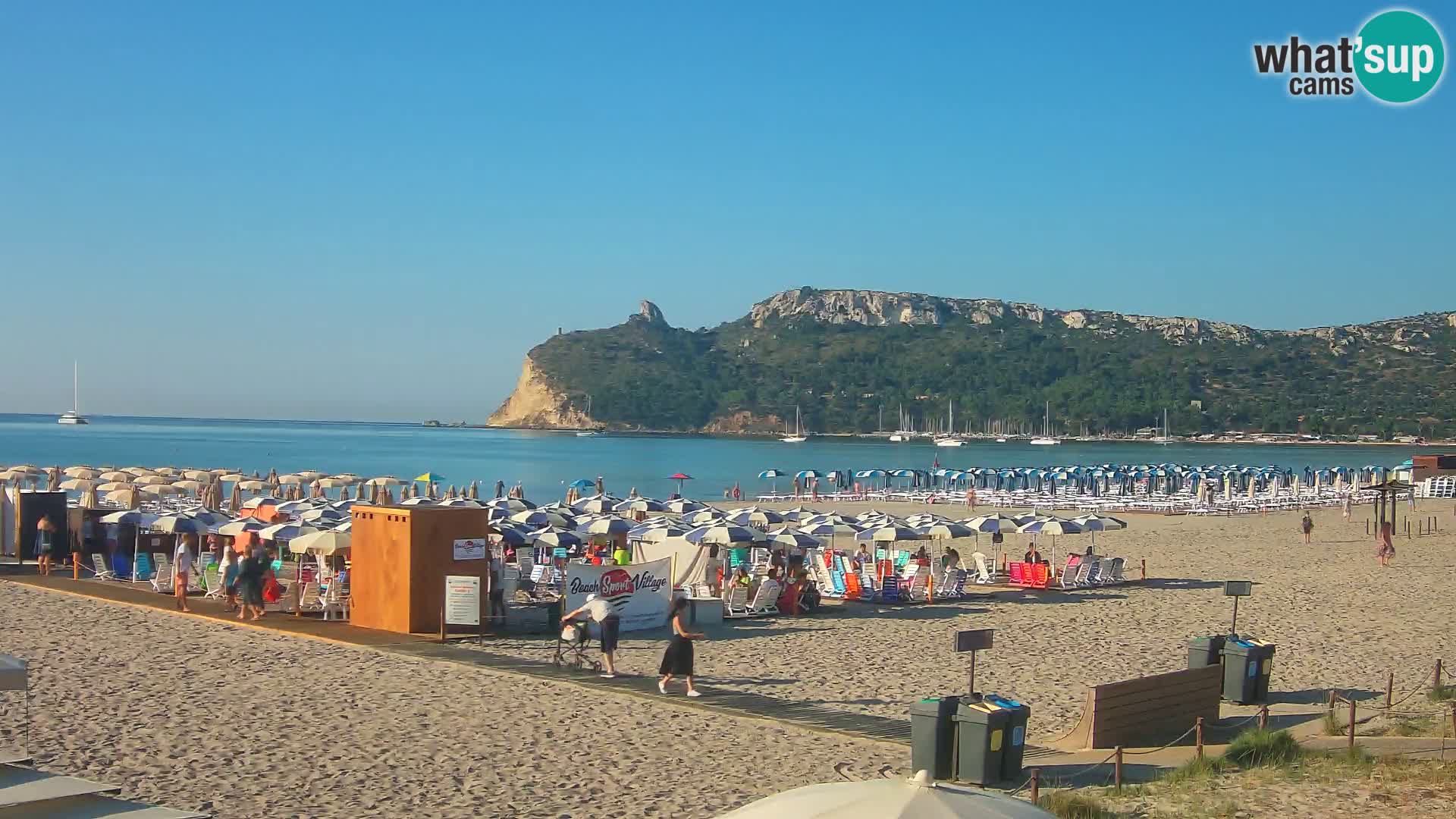 Webcam spiaggia del Poetto | Cagliari | Sardegna