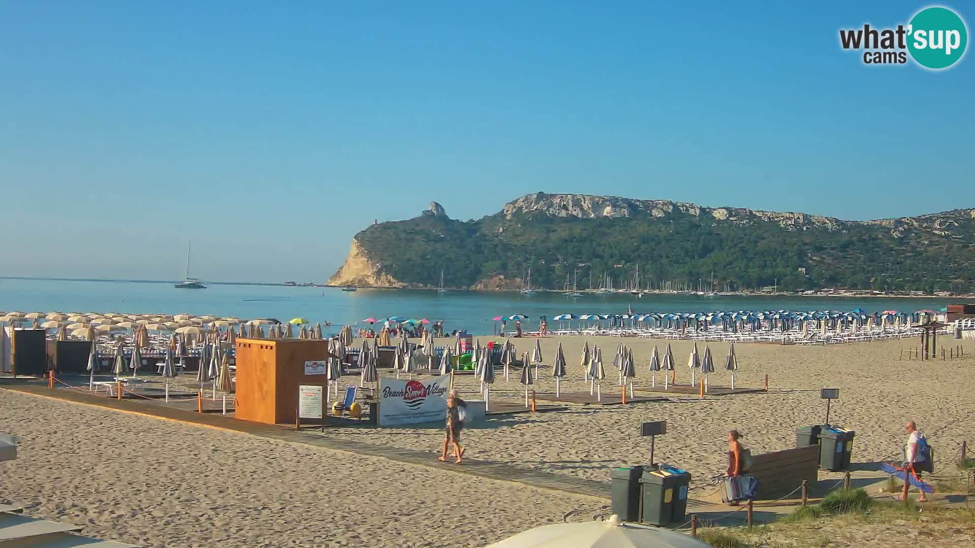 Webcam spiaggia del Poetto | Cagliari | Sardegna