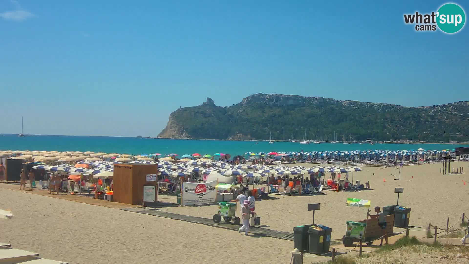 Webcam spiaggia del Poetto | Cagliari | Sardegna