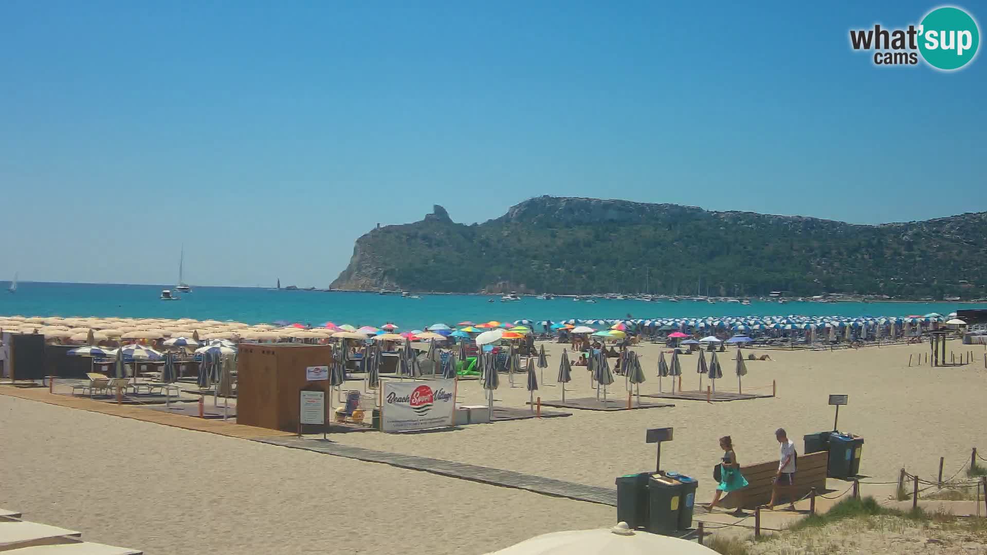 Webcam spiaggia del Poetto | Cagliari | Sardegna