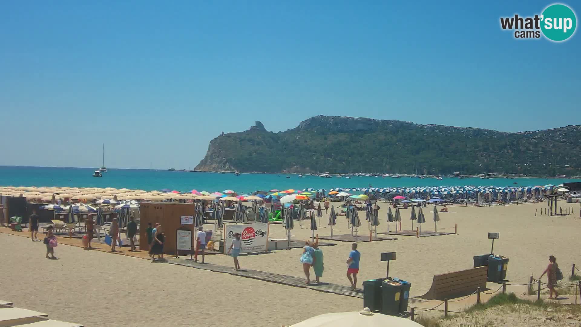 Webcam spiaggia del Poetto | Cagliari | Sardegna