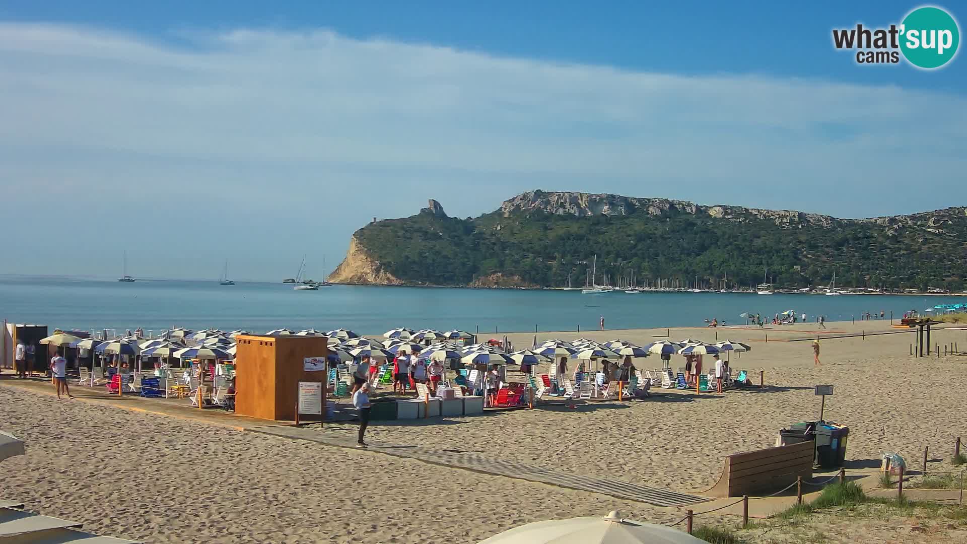 Poetto beach webcam | Cagliari | Sardinija