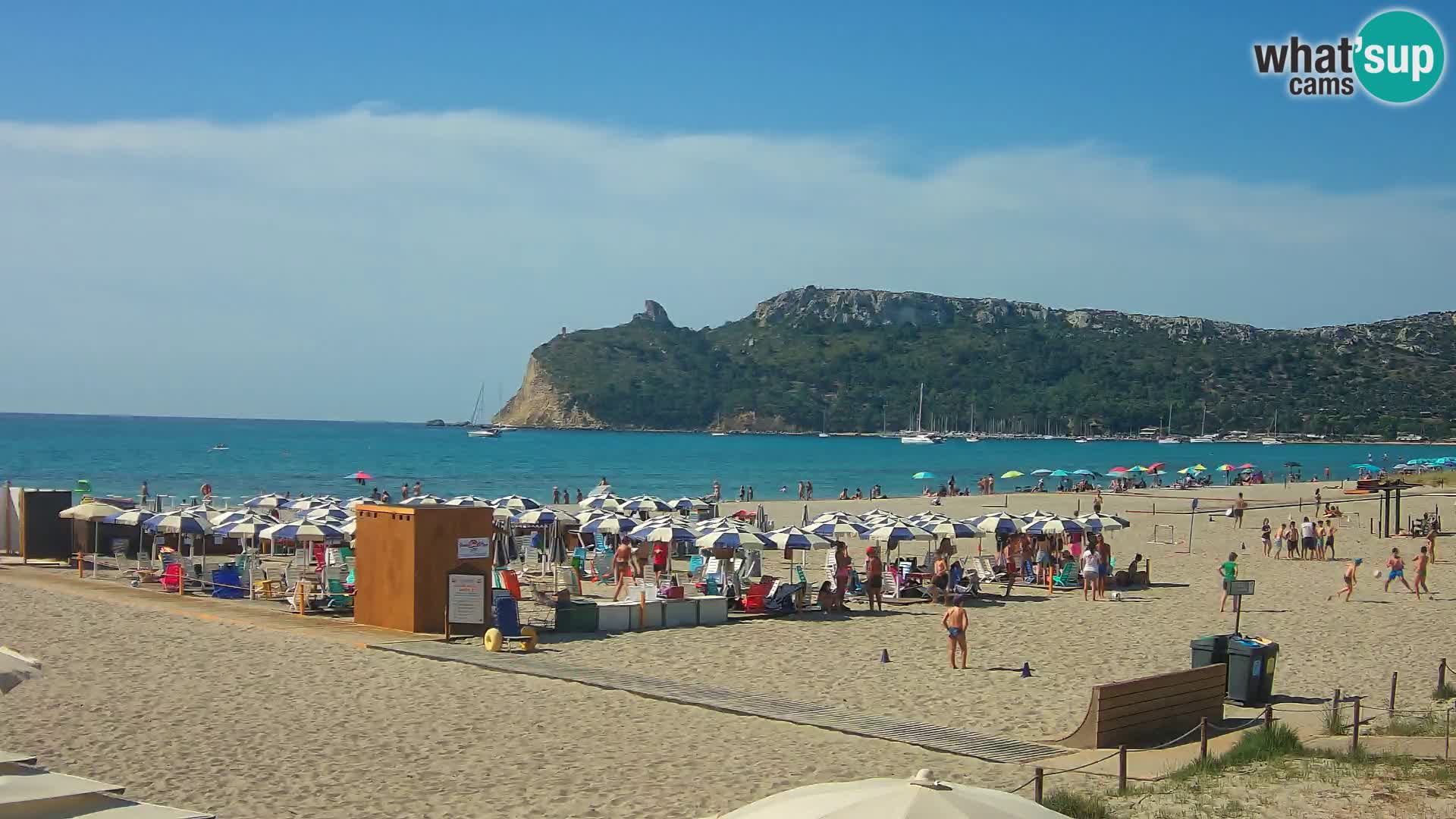 Poetto beach webcam | Cagliari | Sardinija
