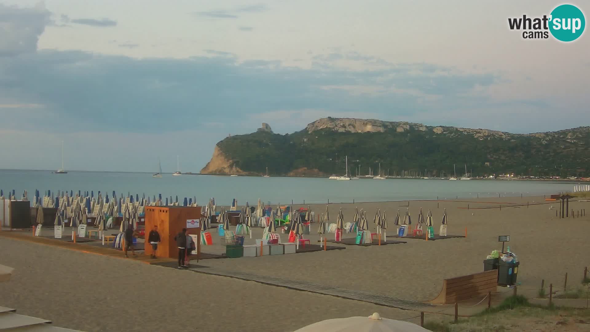 Poetto beach webcam | Cagliari | Sardinija