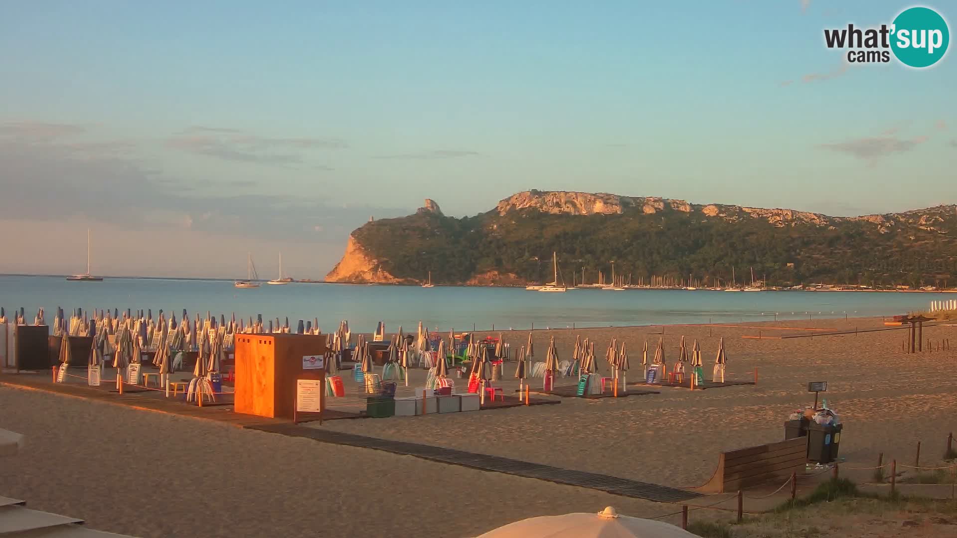Poetto beach webcam | Cagliari | Sardinia