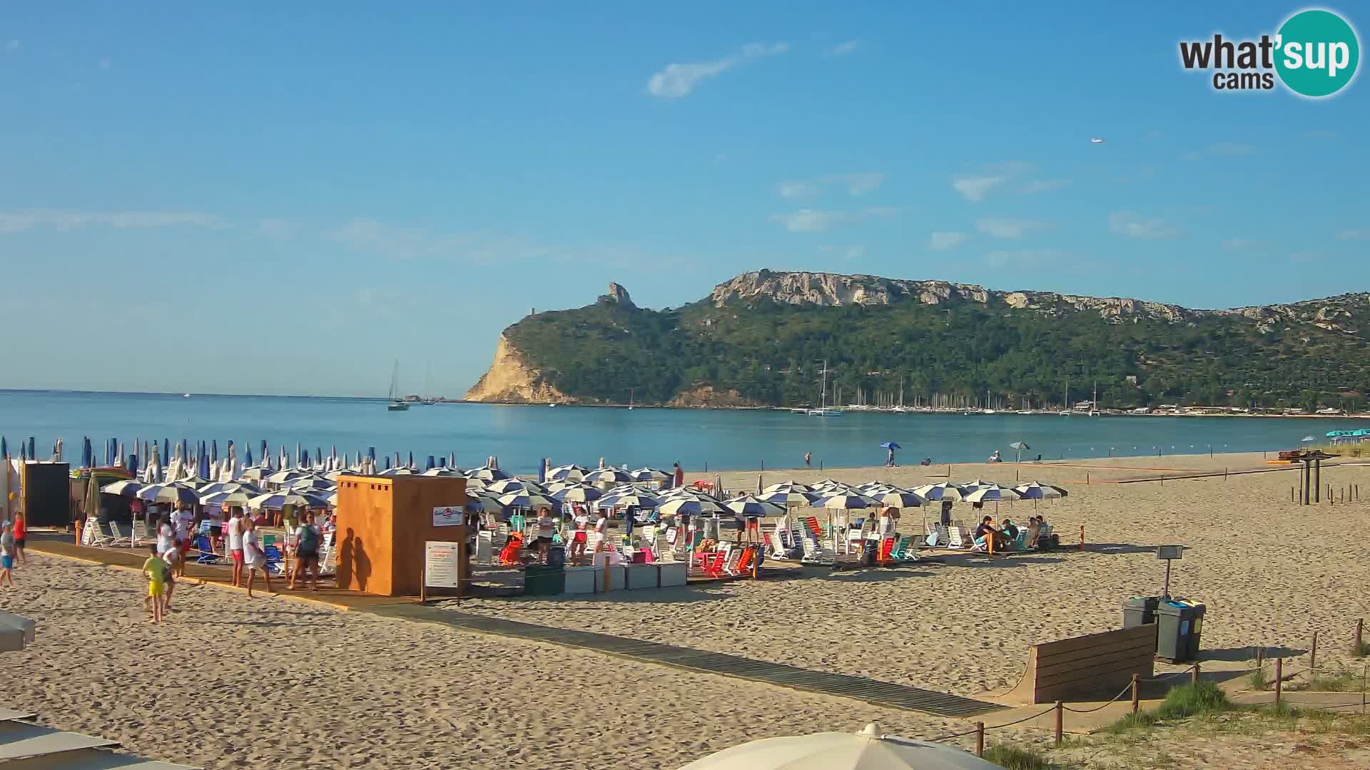 Poetto beach webcam | Cagliari | Sardinija