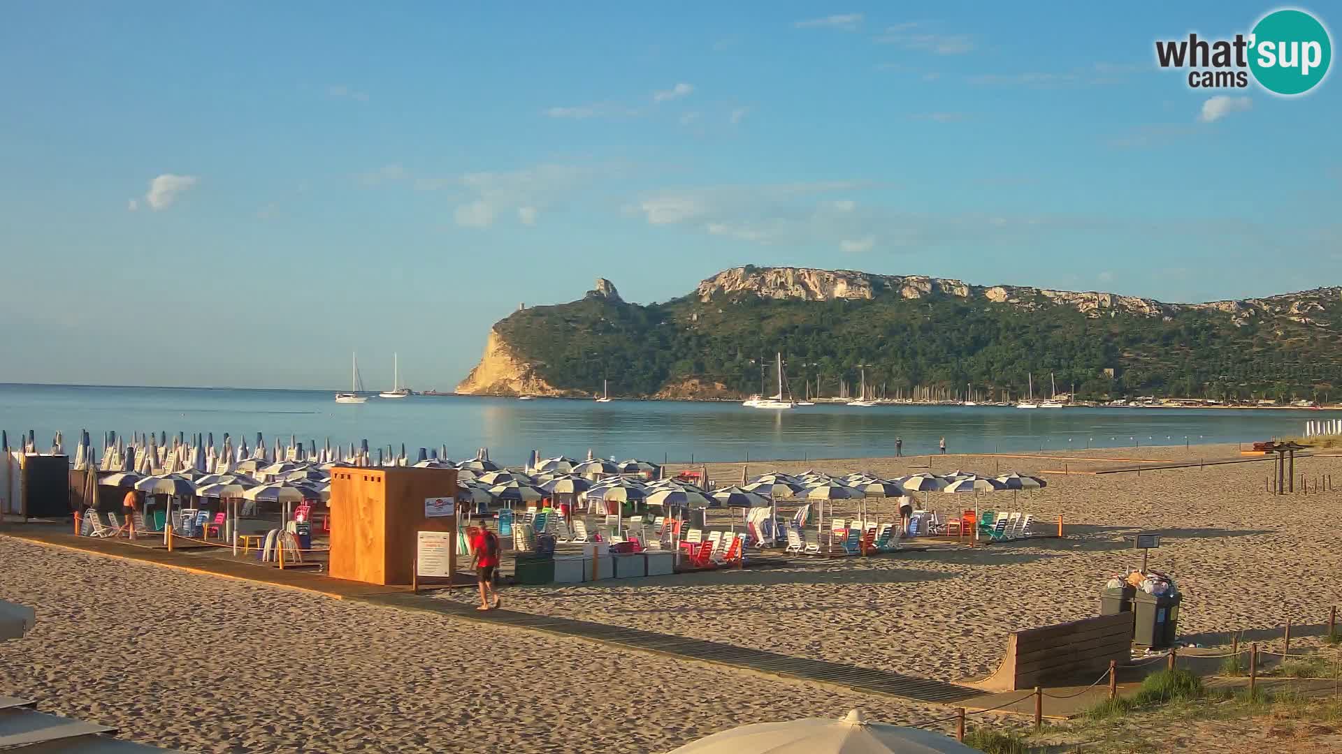 Poetto beach webcam | Cagliari | Sardinija