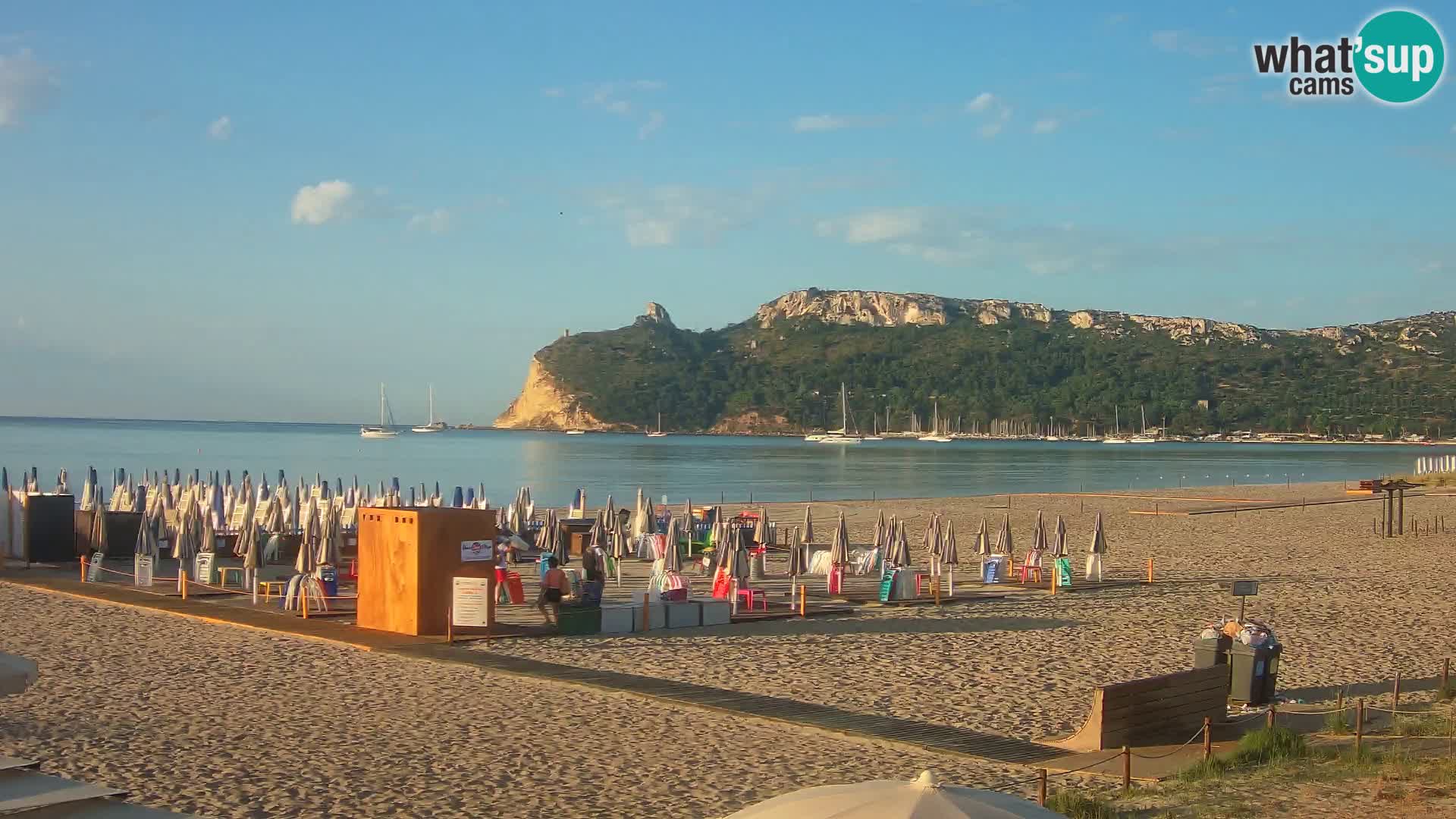 Poetto beach webcam | Cagliari | Sardinija