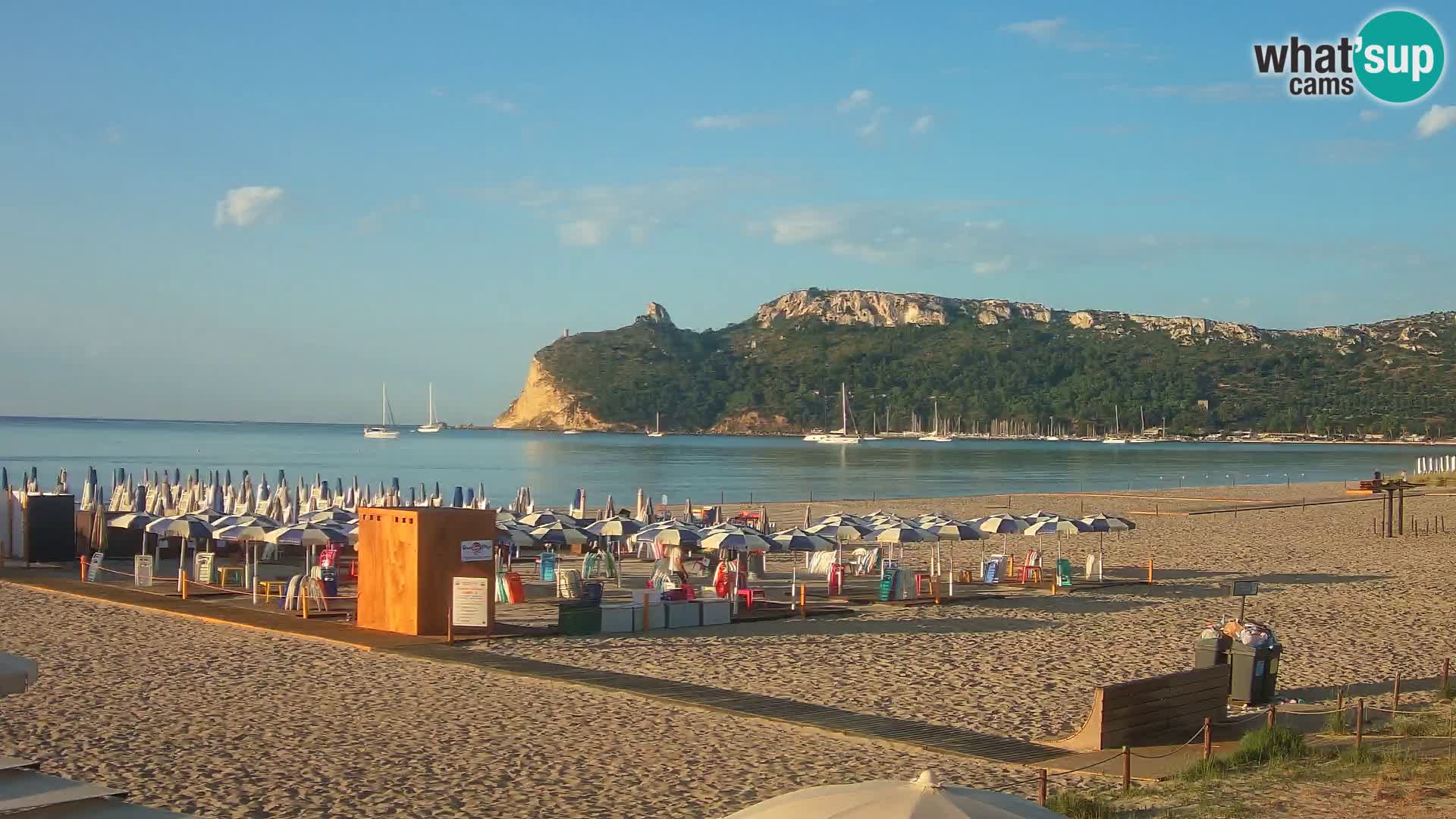 Poetto beach webcam | Cagliari | Sardinija
