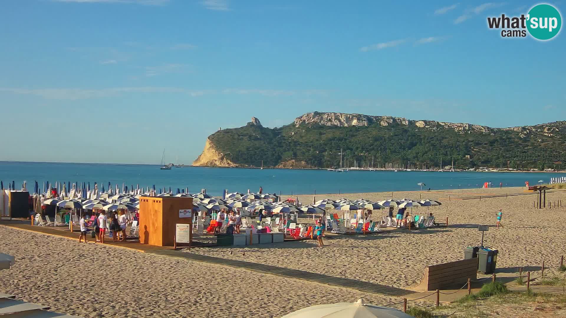 Poetto beach webcam | Cagliari | Sardinia