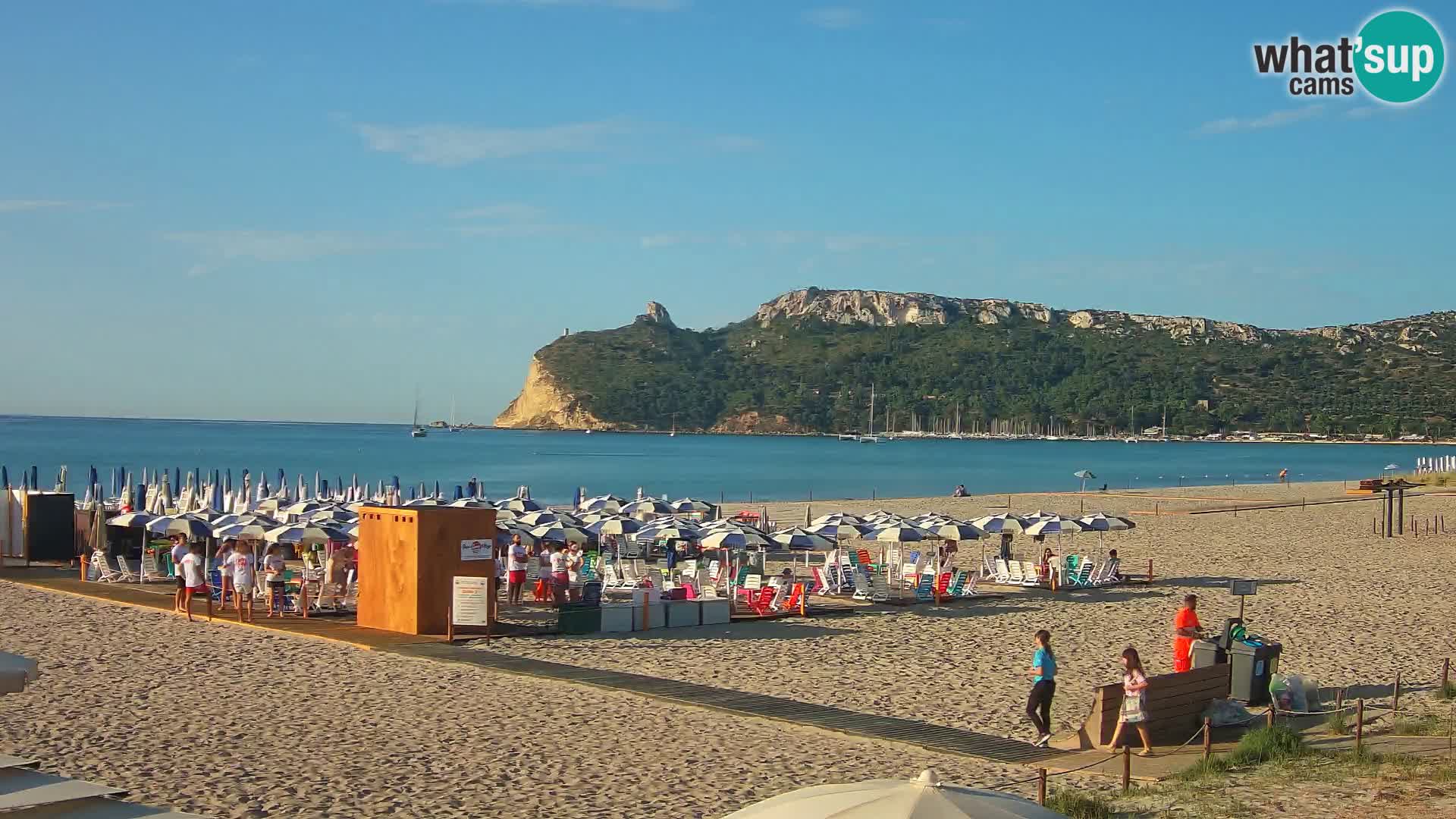 Poetto Strand Webcam | Cagliari | Sardinien