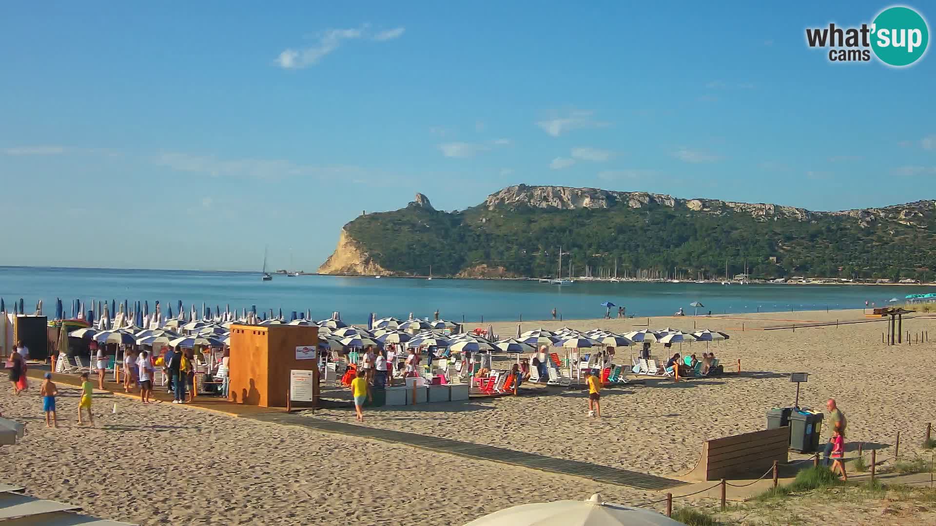 Poetto beach webcam | Cagliari | Sardinia