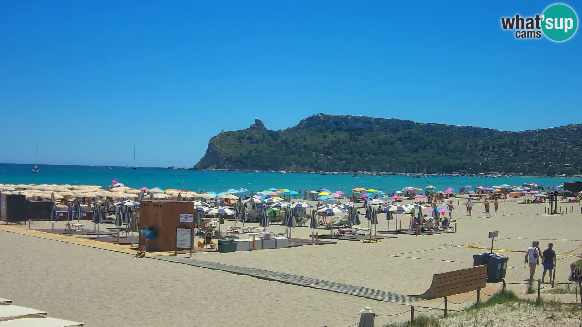 Webcam spiaggia del Poetto | Cagliari | Sardegna