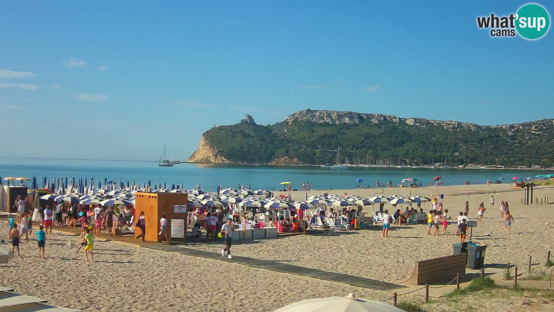 Webcam plage de Poetto | Cagliari | Sardaigne