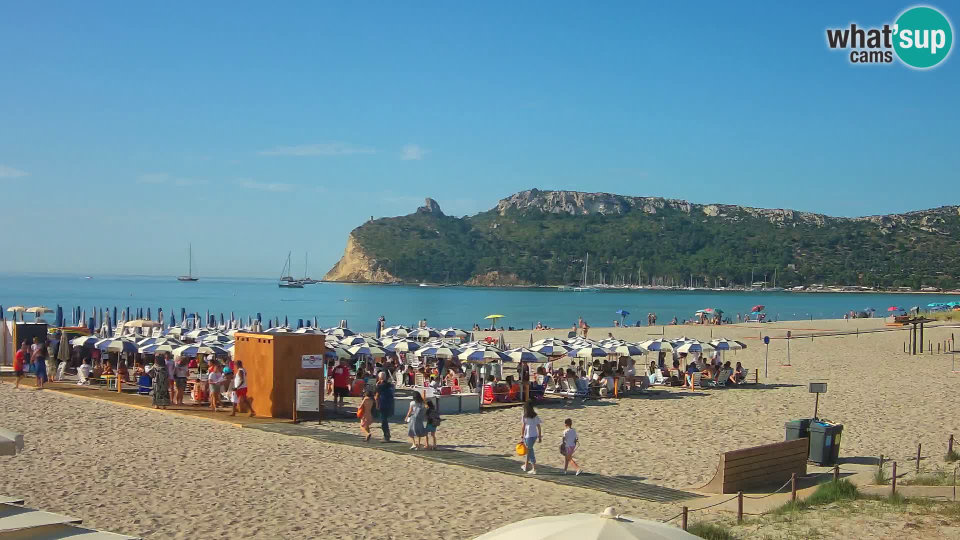 Webcam plage de Poetto | Cagliari | Sardaigne