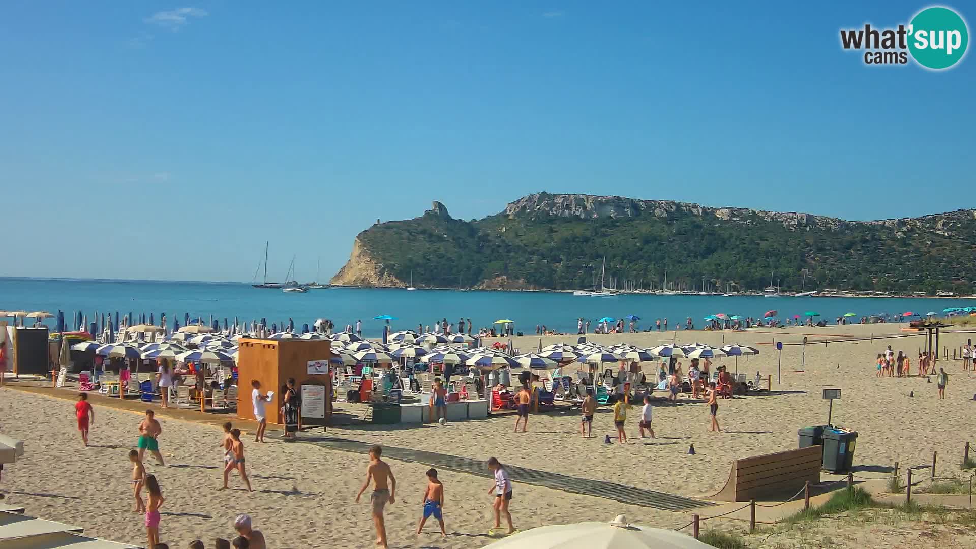 Poetto beach webcam | Cagliari | Sardinija