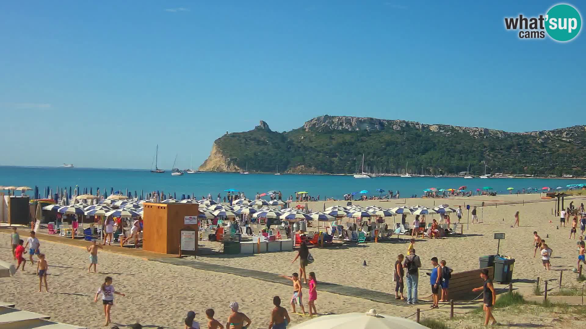 Poetto Strand Webcam | Cagliari | Sardinien