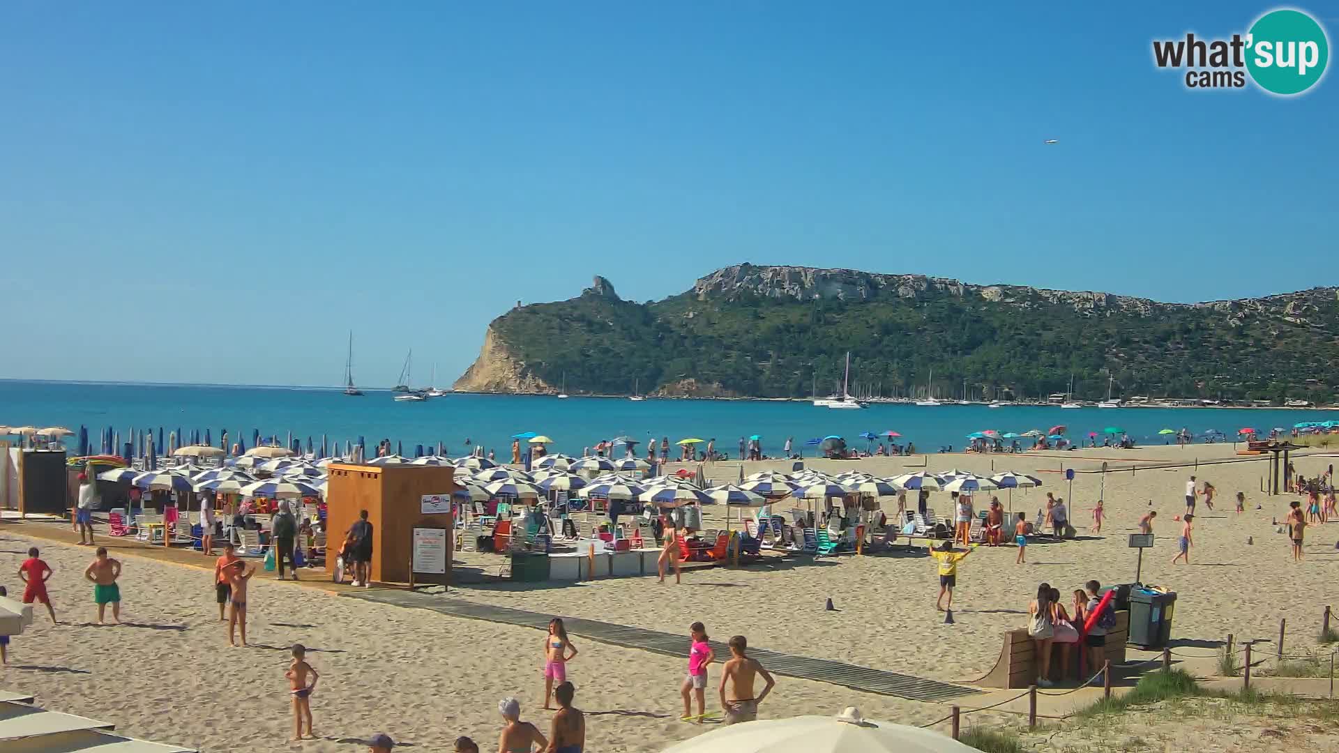 Poetto beach webcam | Cagliari | Sardinija
