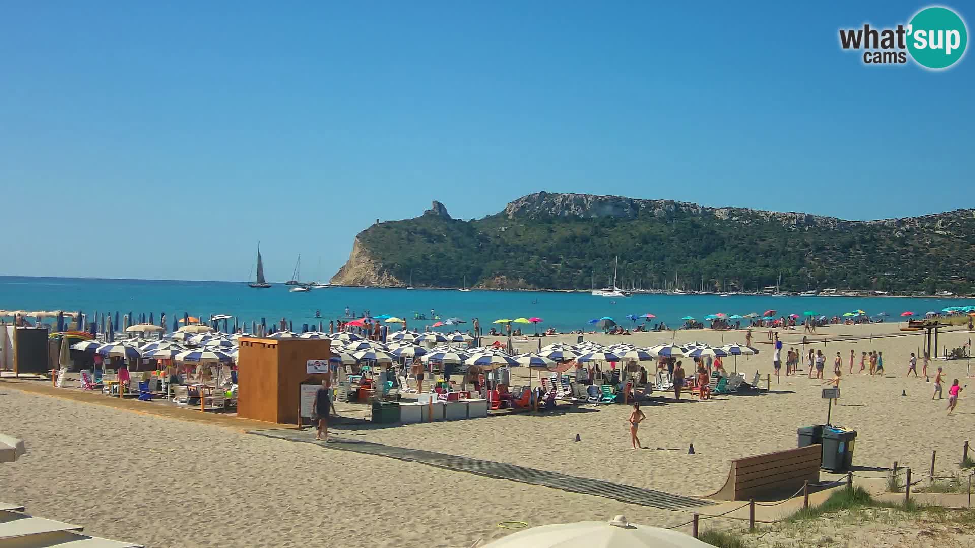 Webcam plage de Poetto | Cagliari | Sardaigne