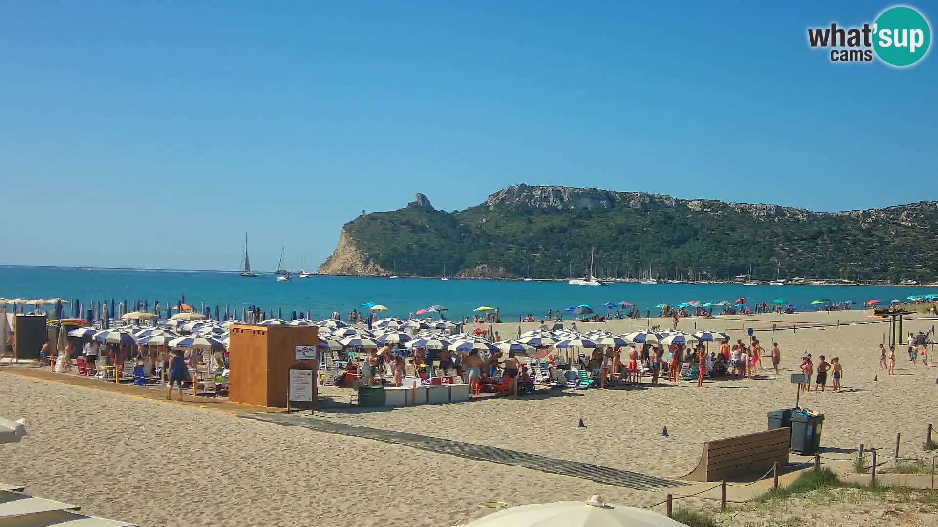 Webcam plage de Poetto | Cagliari | Sardaigne