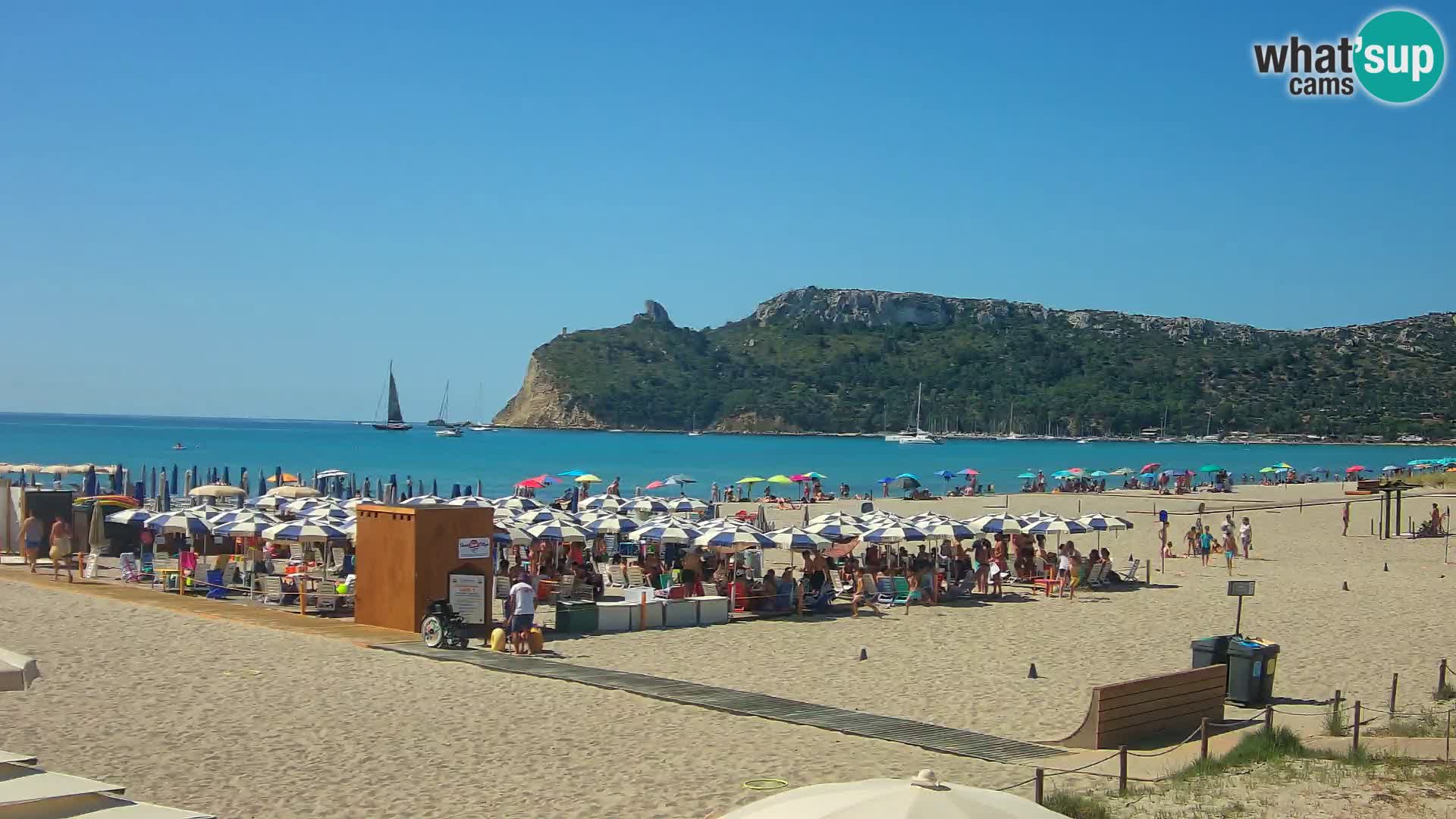 Poetto beach webcam | Cagliari | Sardinia