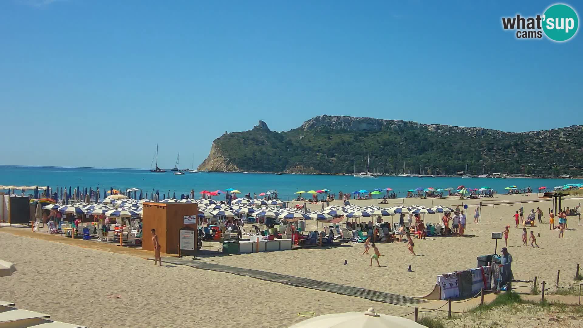 Poetto beach webcam | Cagliari | Sardinia