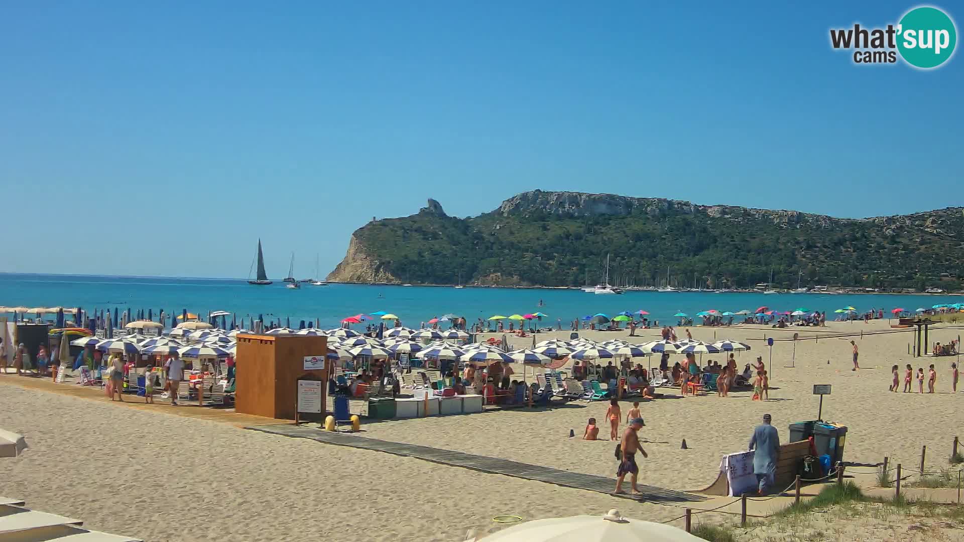 Poetto Strand Webcam | Cagliari | Sardinien