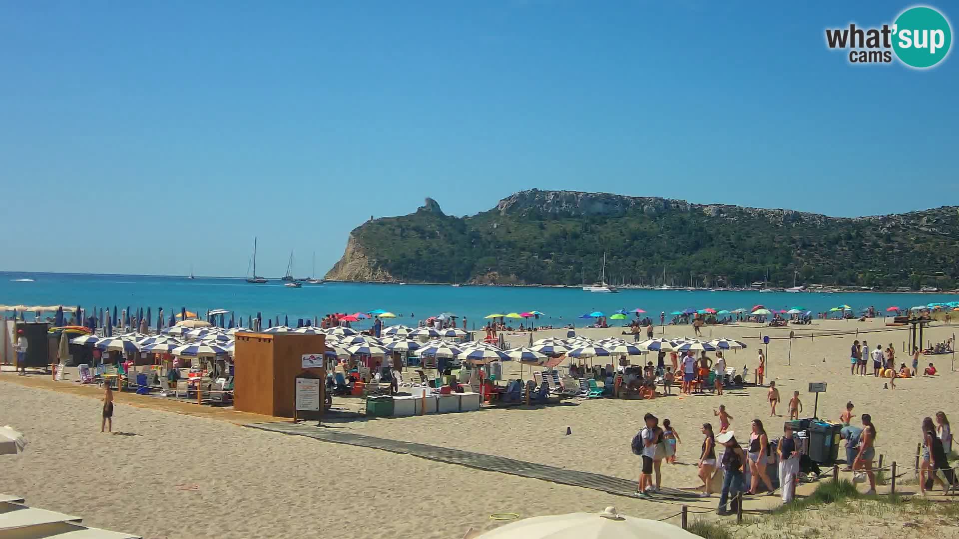 Poetto Strand Webcam | Cagliari | Sardinien