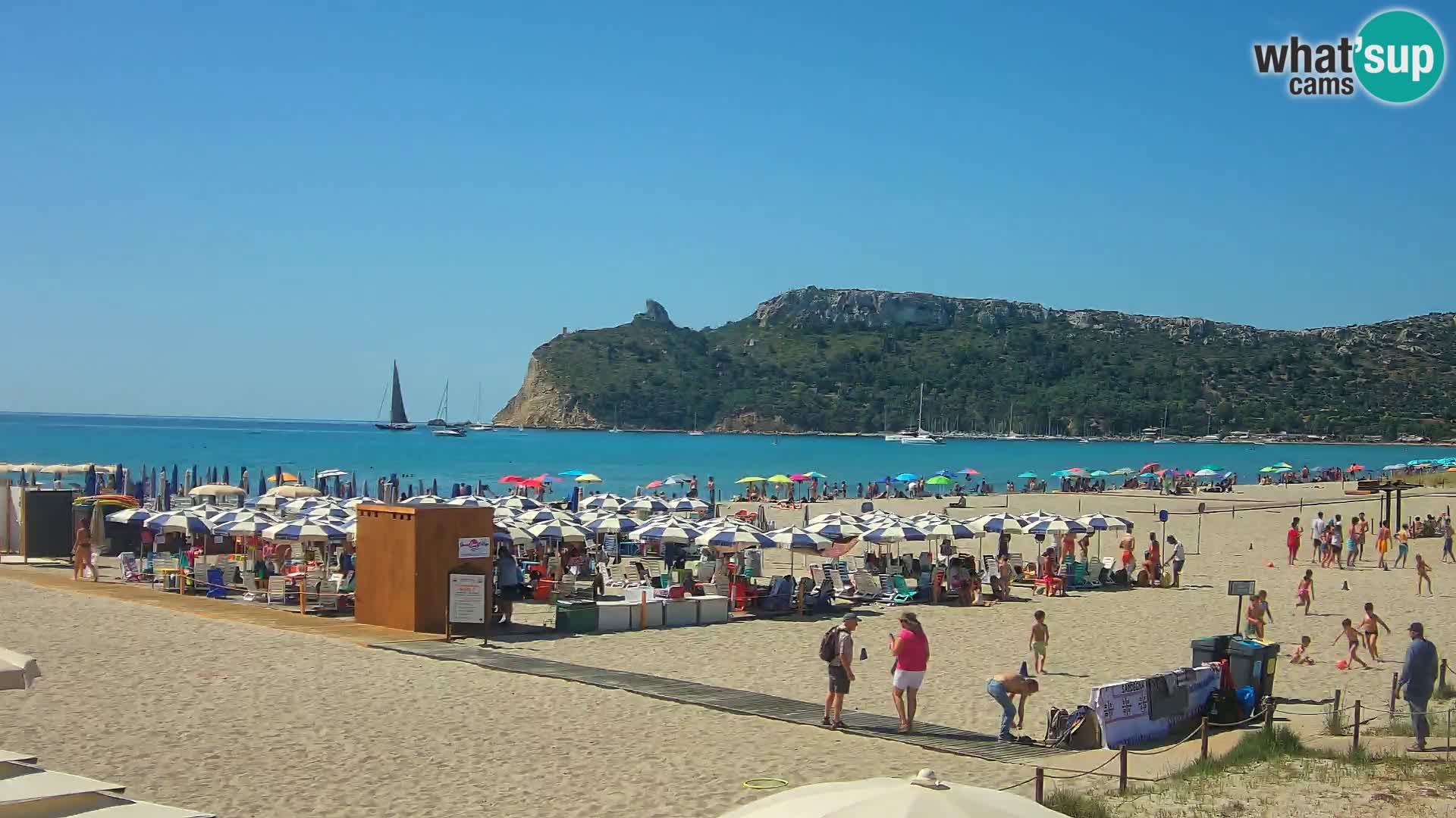 Poetto Strand Webcam | Cagliari | Sardinien