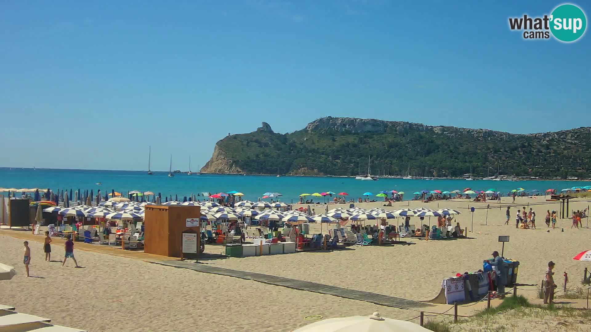 Poetto beach webcam | Cagliari | Sardinia