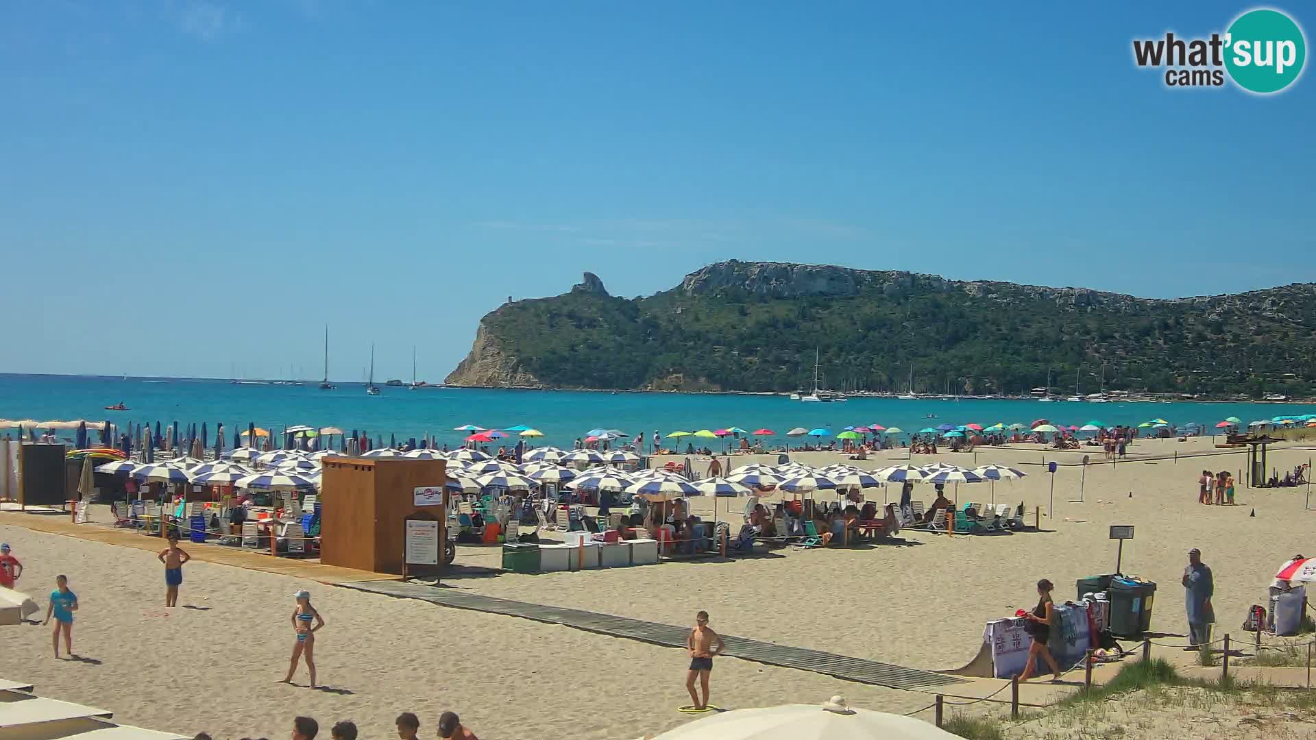 Poetto Strand Webcam | Cagliari | Sardinien