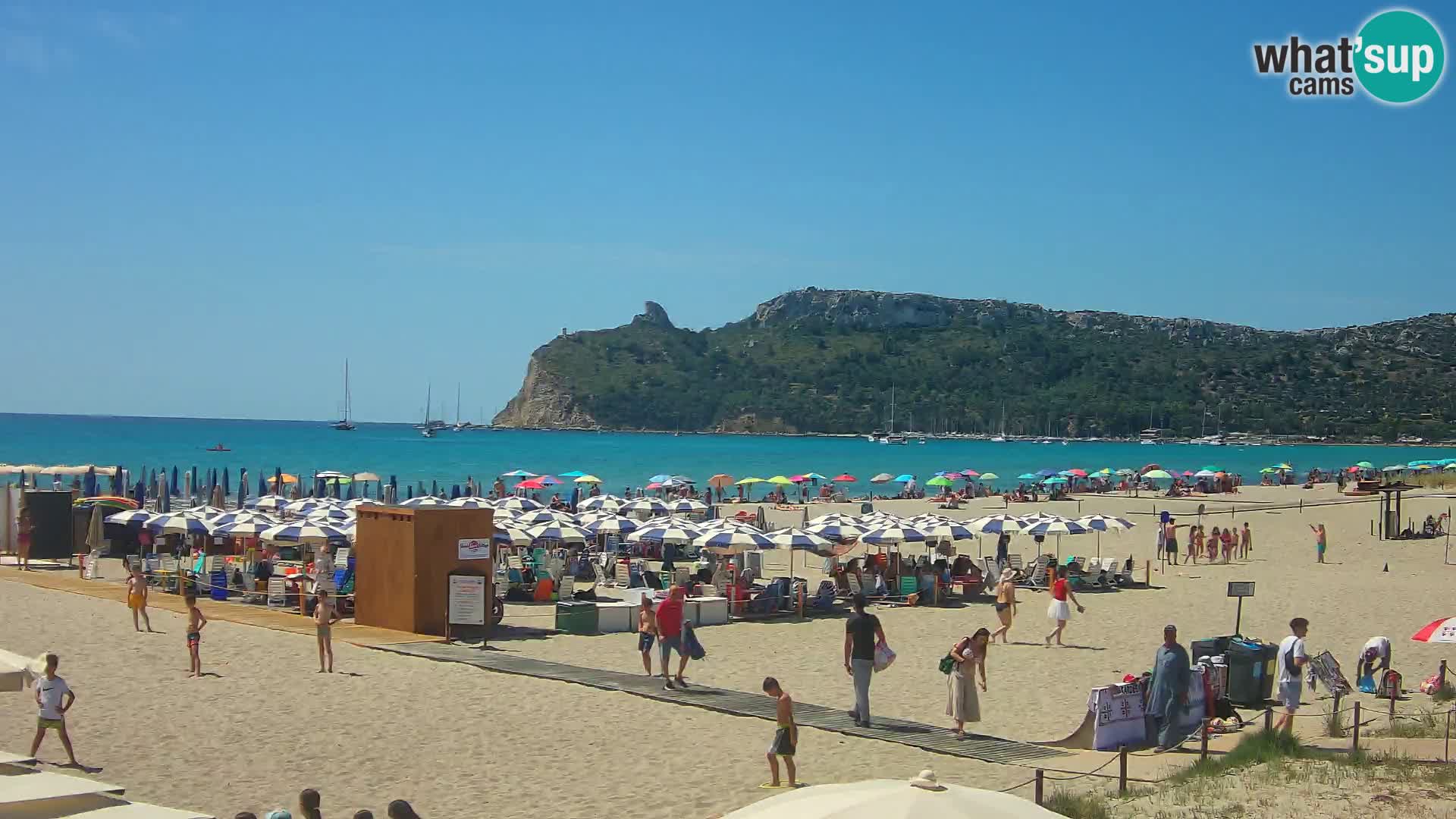 Poetto beach webcam | Cagliari | Sardinia