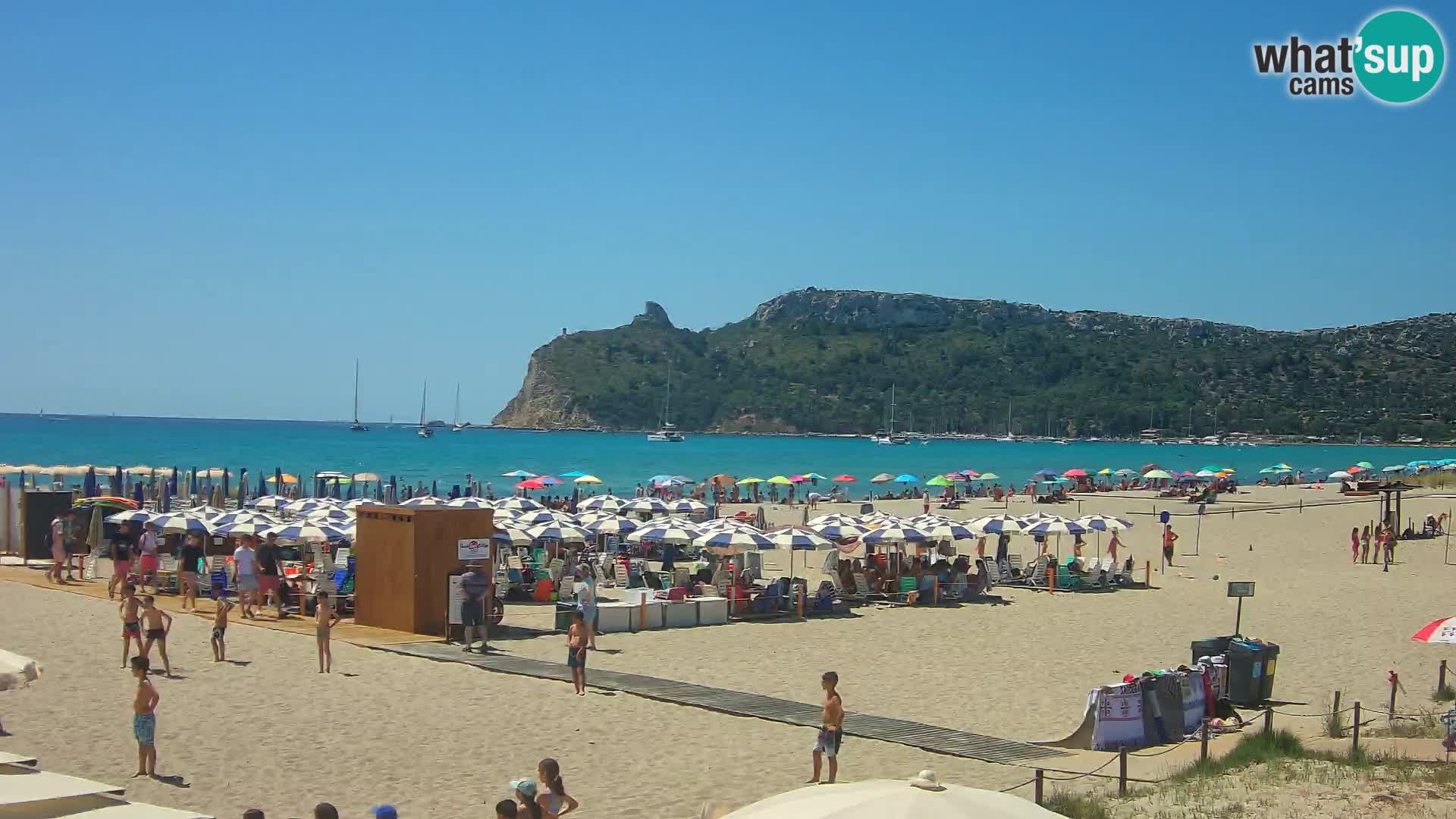 Poetto Strand Webcam | Cagliari | Sardinien