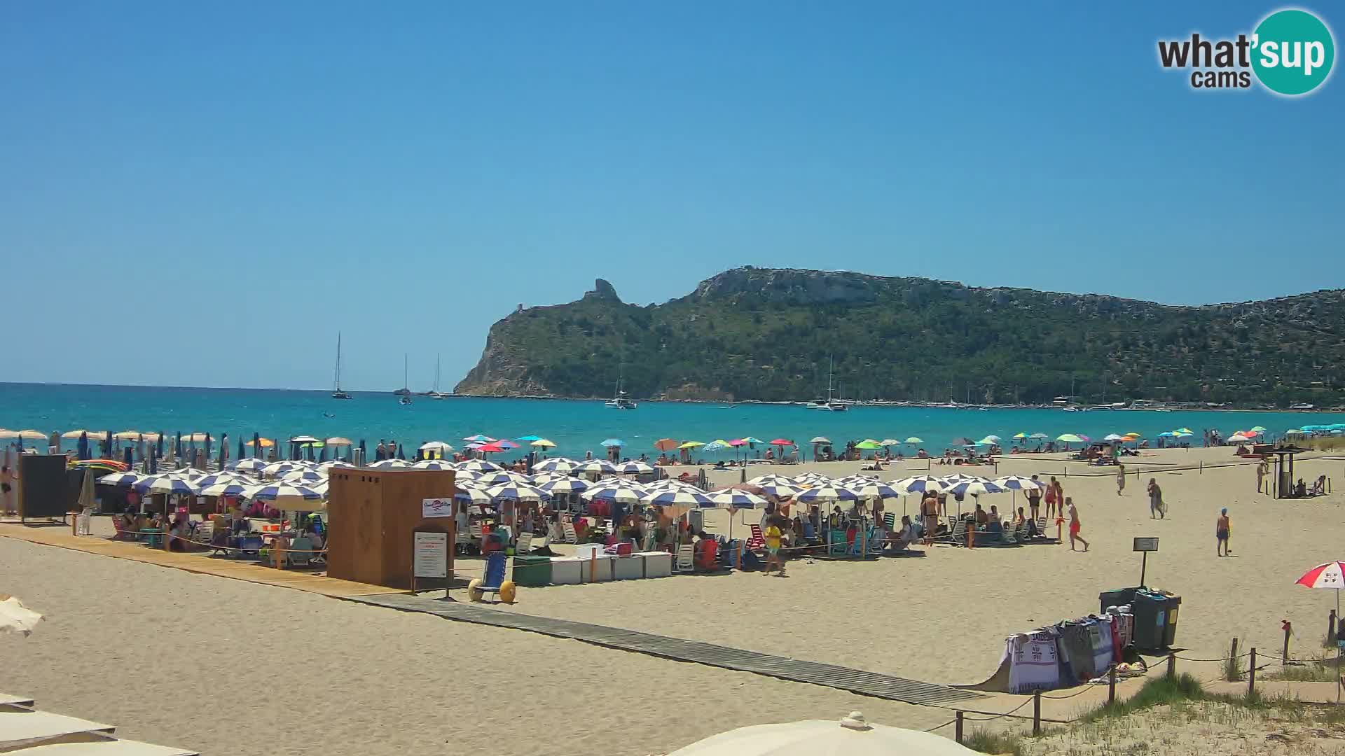 Poetto beach webcam | Cagliari | Sardinia