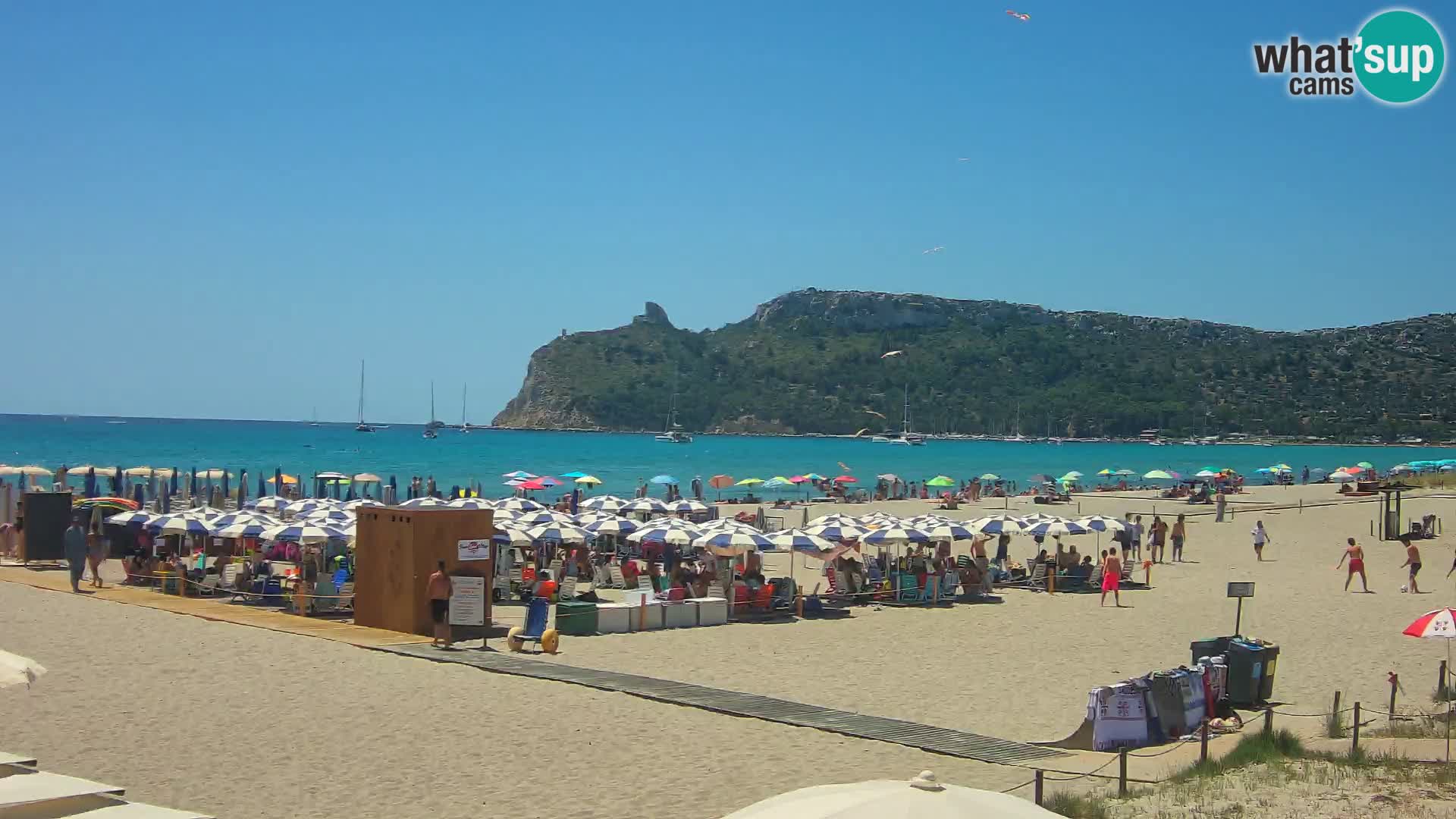 Poetto Strand Webcam | Cagliari | Sardinien