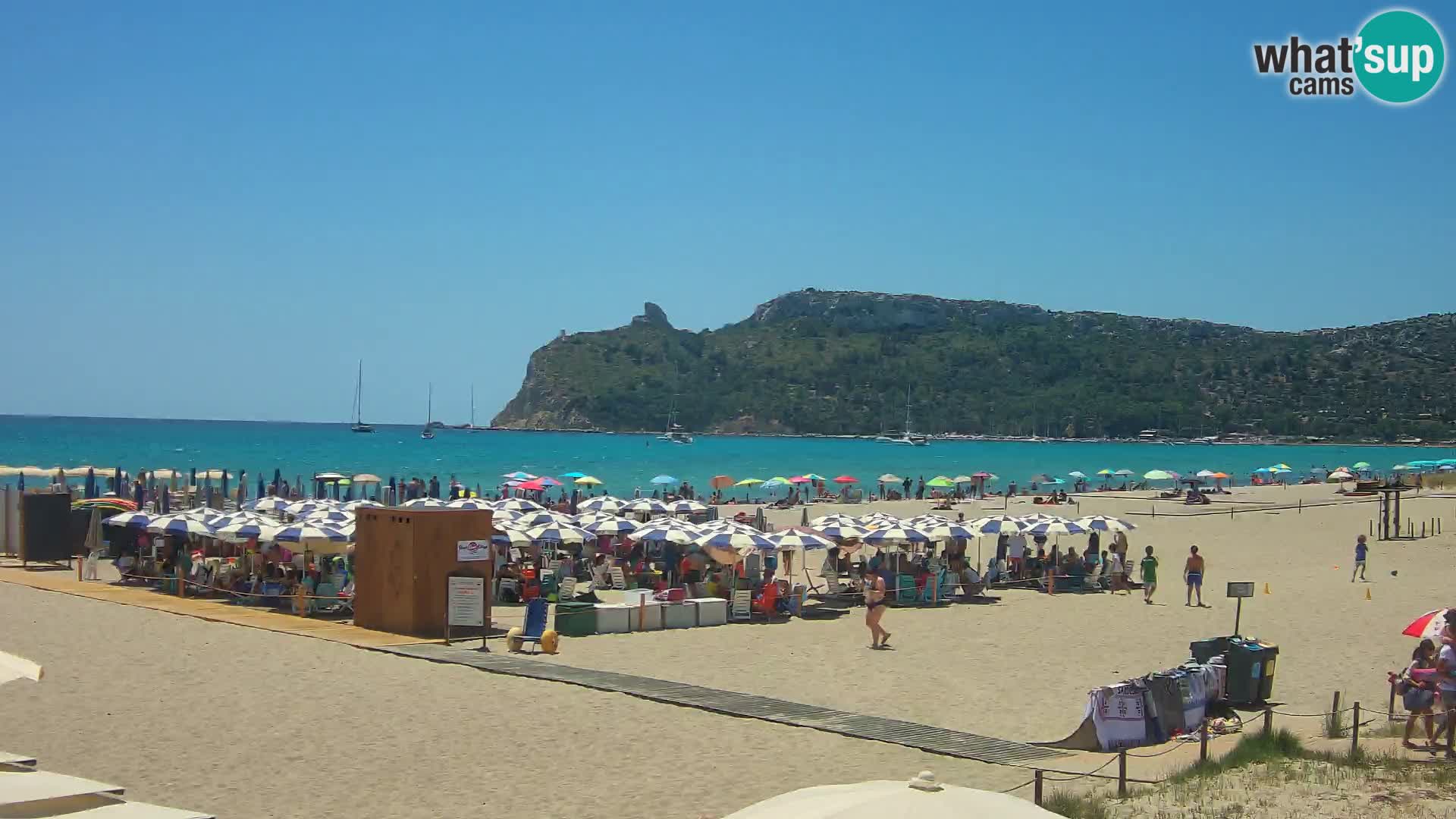 Poetto Strand Webcam | Cagliari | Sardinien