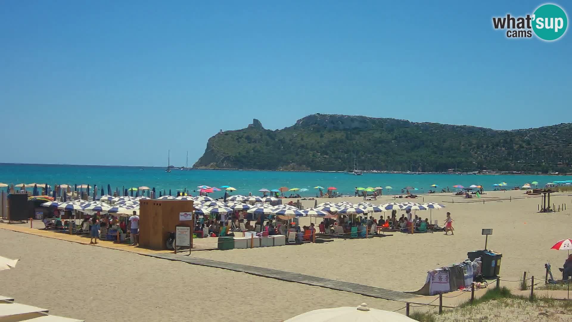 Poetto Strand Webcam | Cagliari | Sardinien