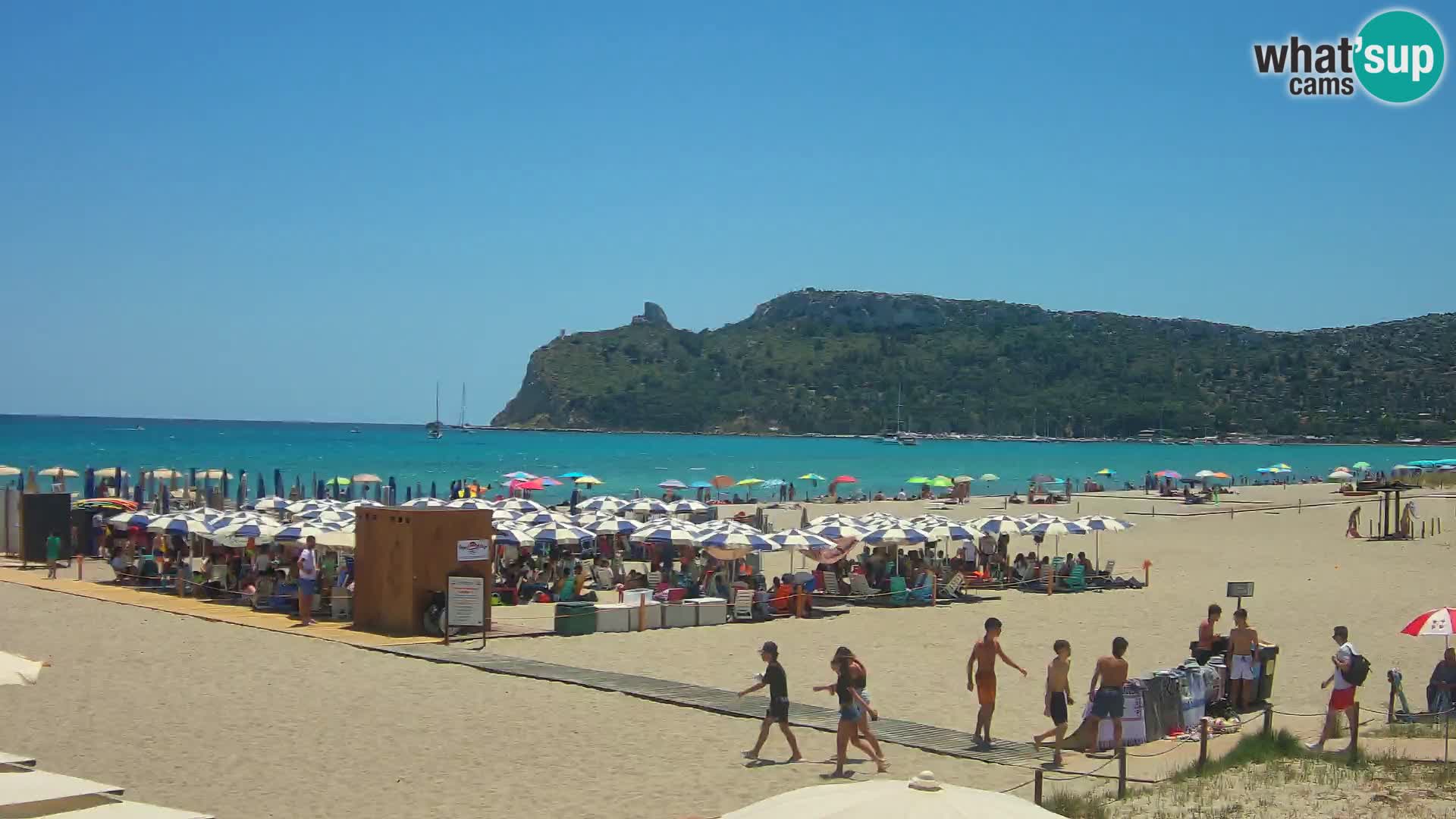 Poetto beach webcam | Cagliari | Sardinia