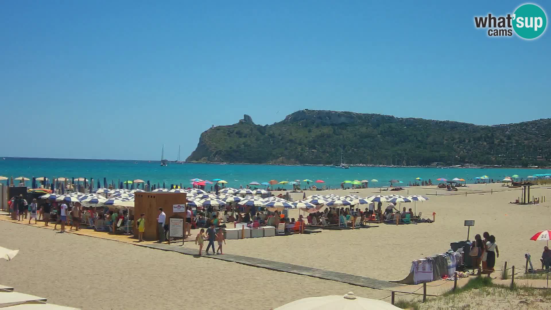 Webcam plage de Poetto | Cagliari | Sardaigne