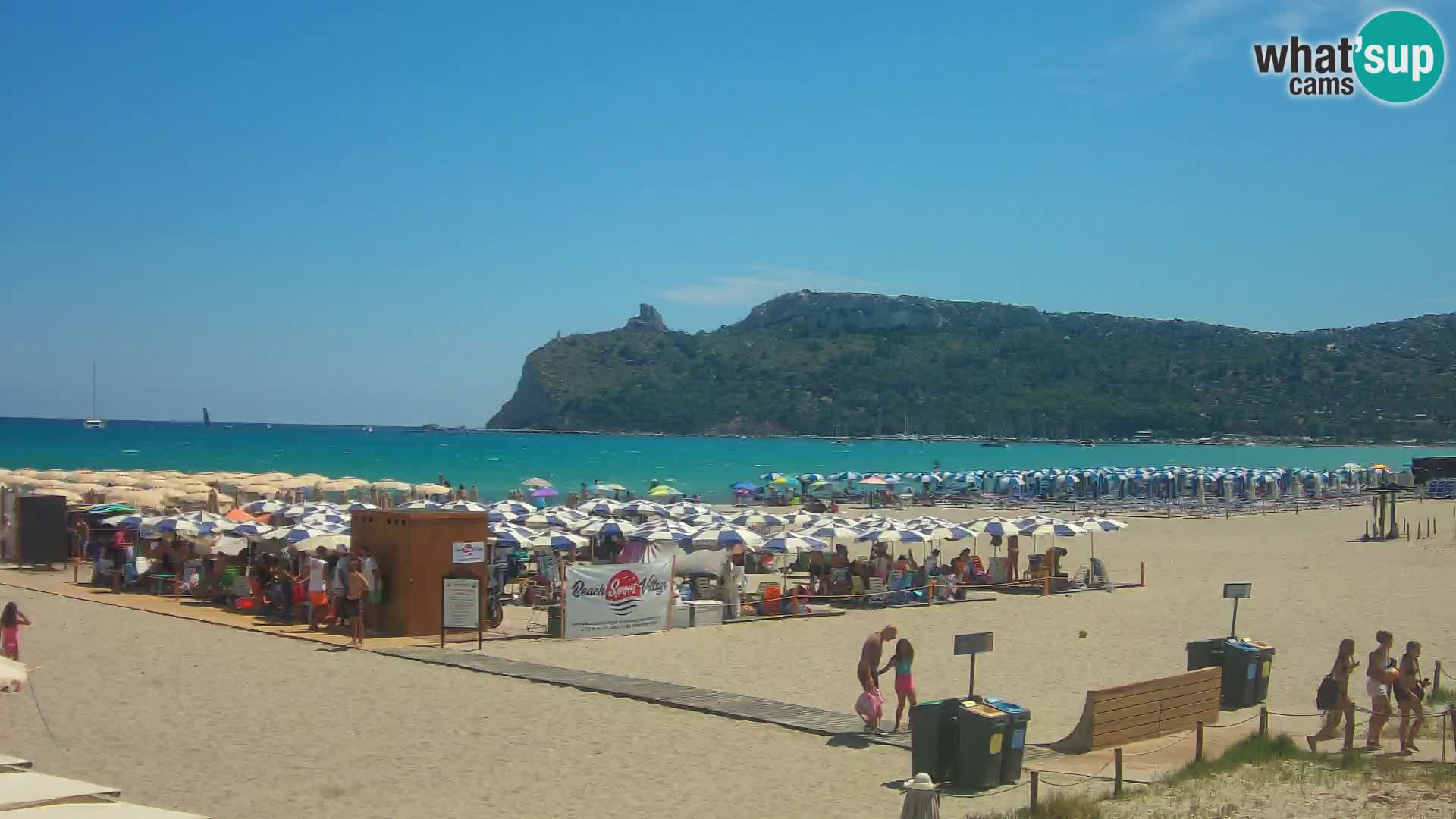 Poetto beach webcam | Cagliari | Sardinia