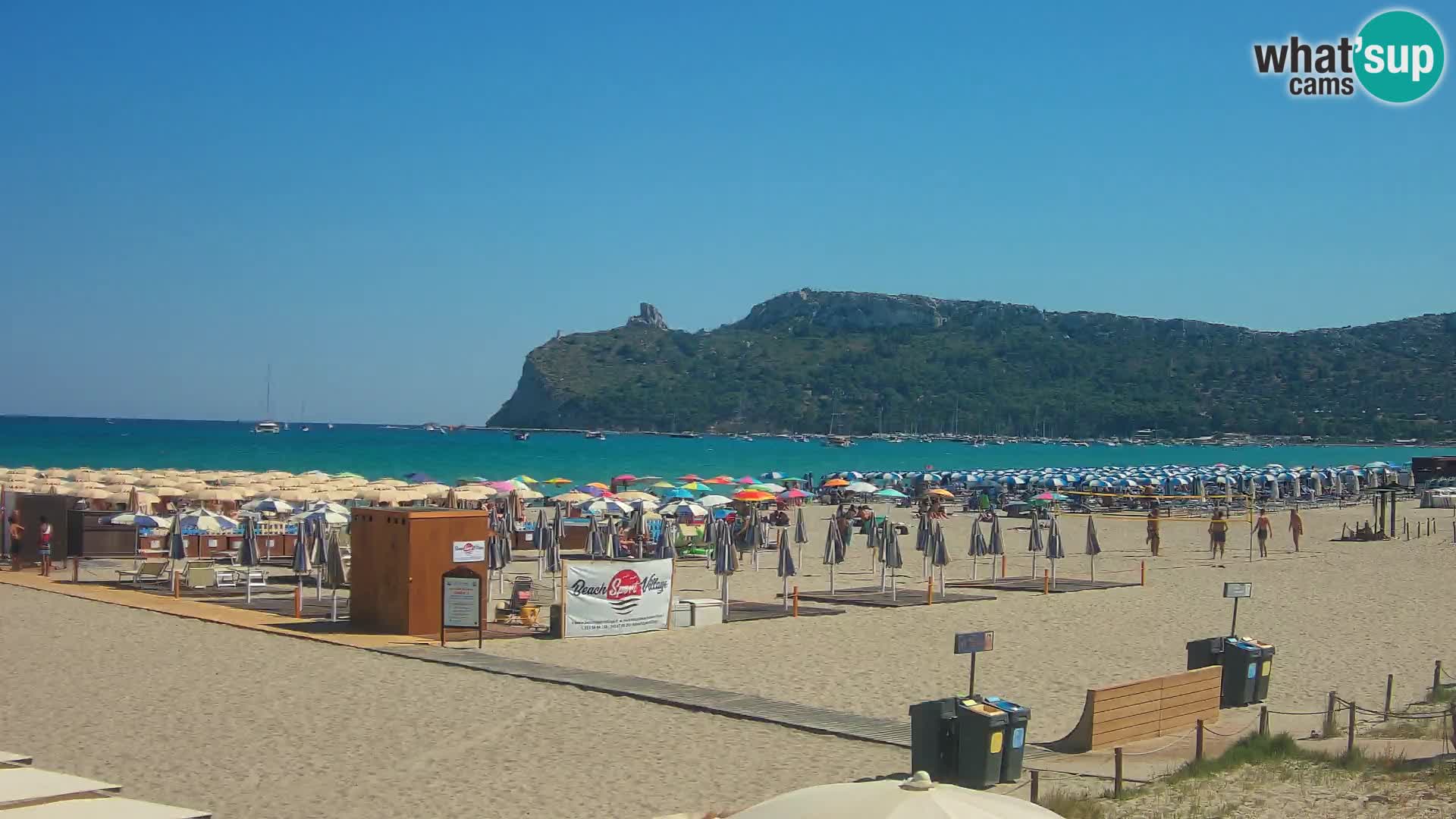 Poetto beach webcam | Cagliari | Sardinija