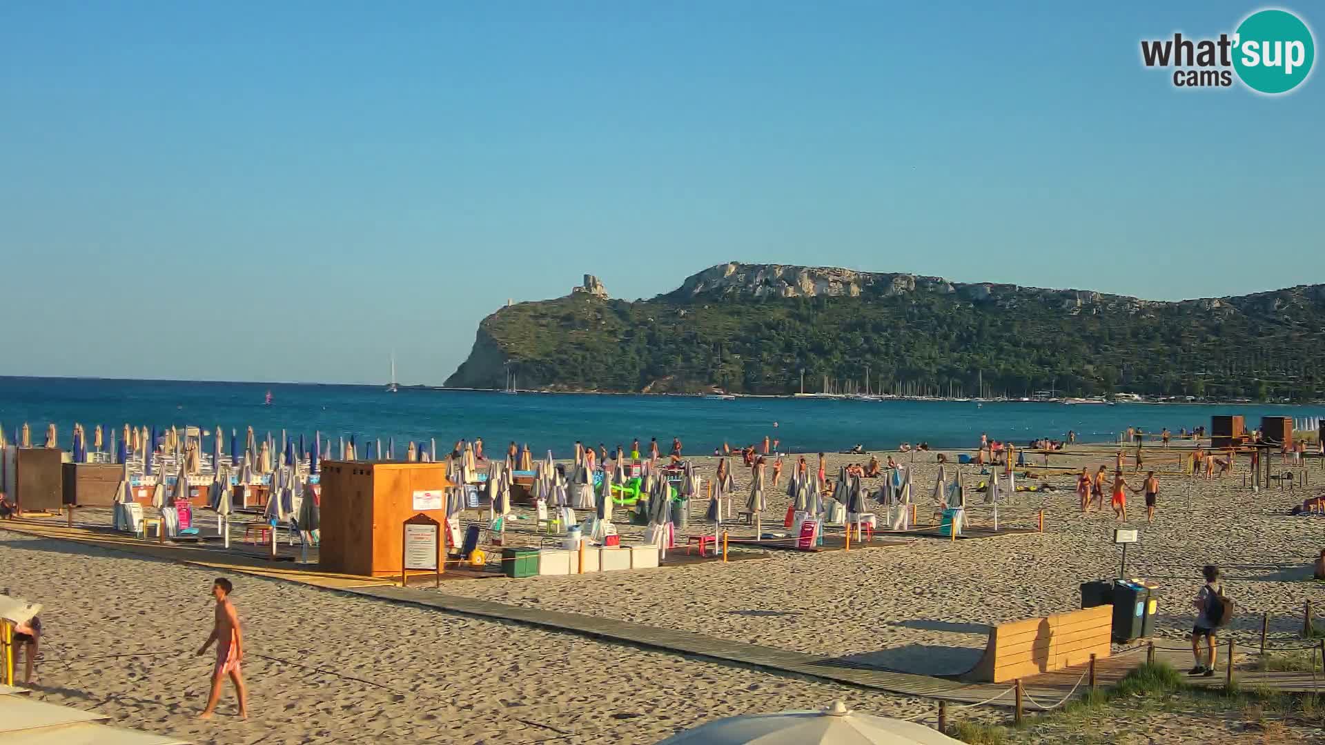 Poetto beach webcam | Cagliari | Sardinia