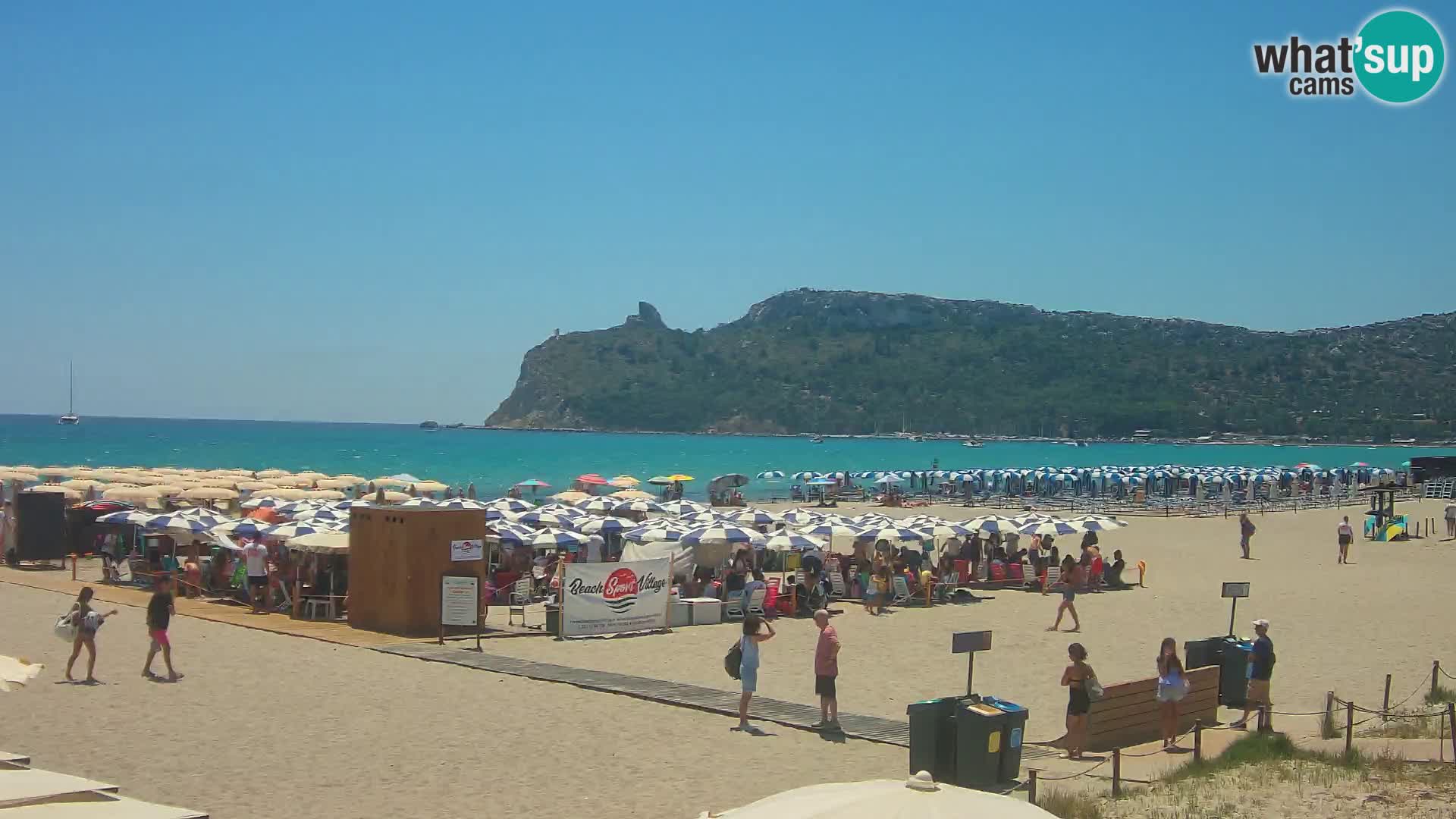 Poetto Strand Webcam | Cagliari | Sardinien