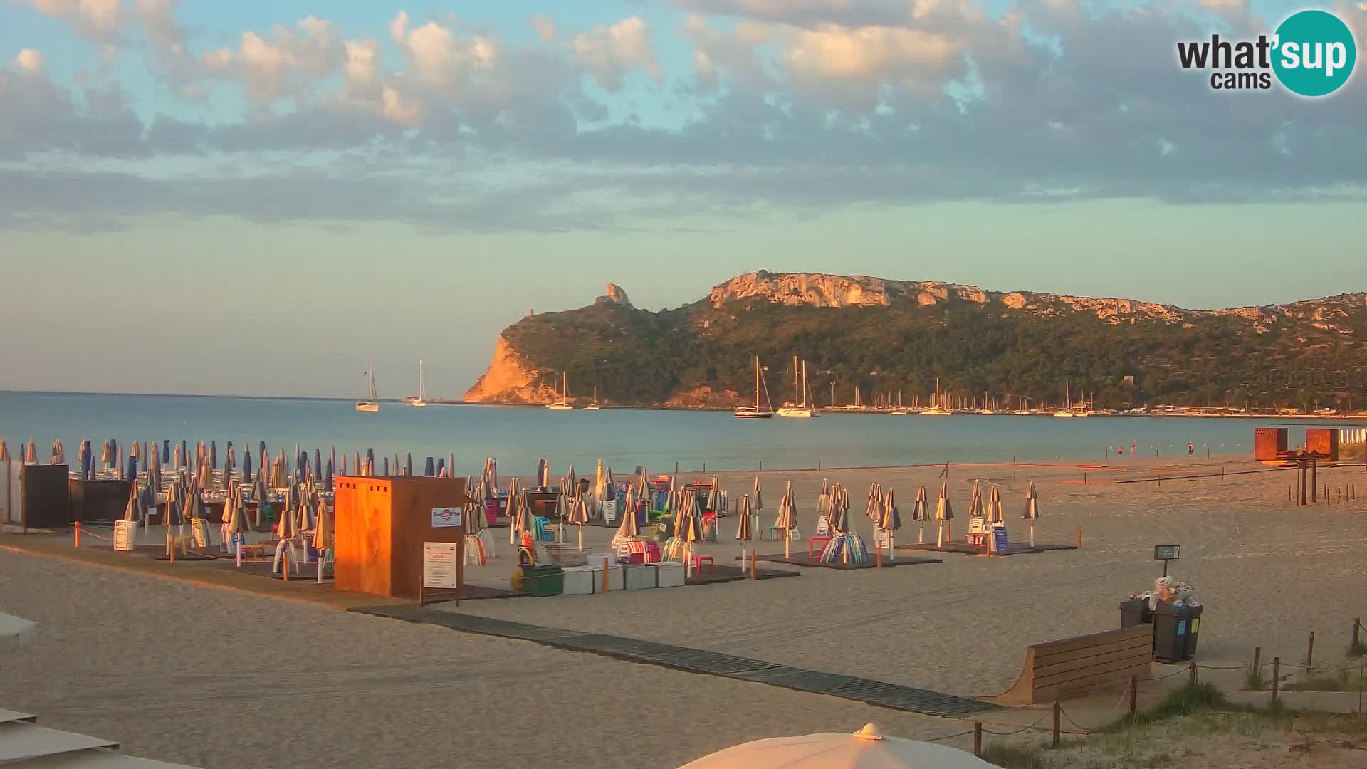 Poetto beach webcam | Cagliari | Sardinija