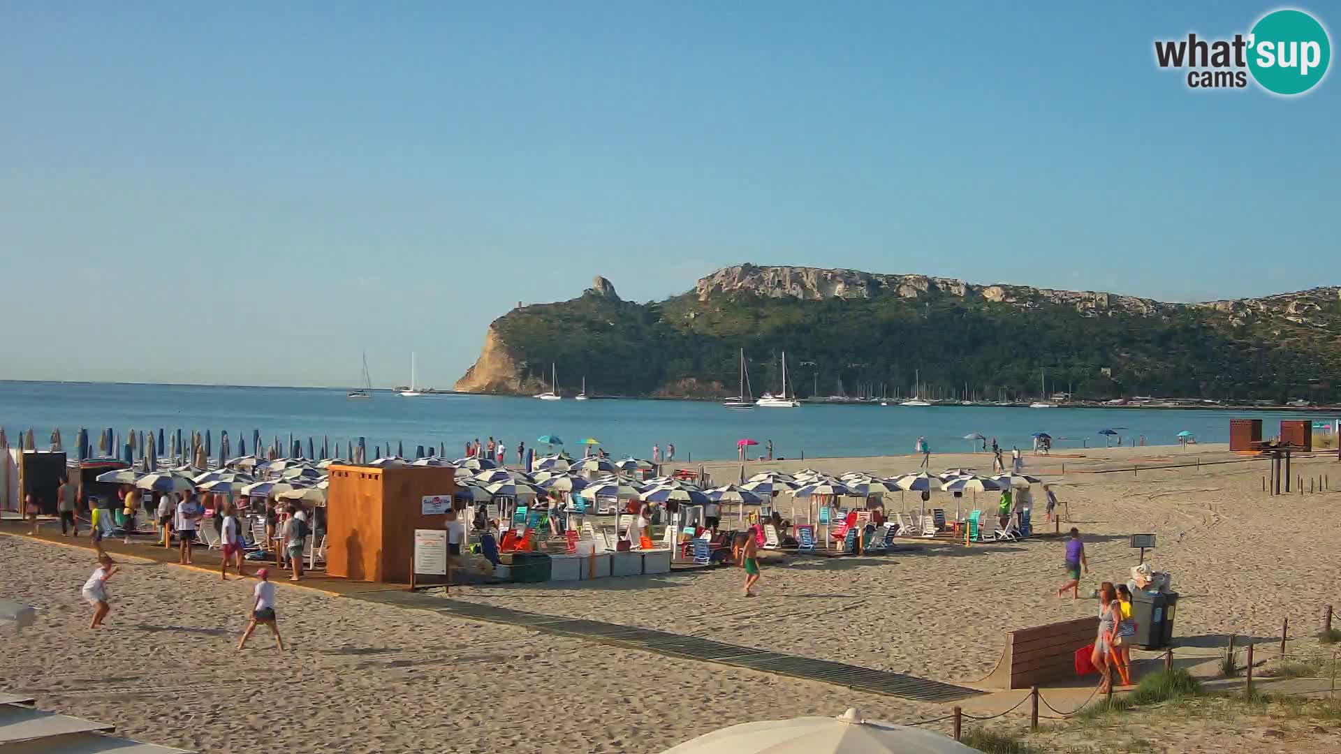 Poetto beach webcam | Cagliari | Sardinija